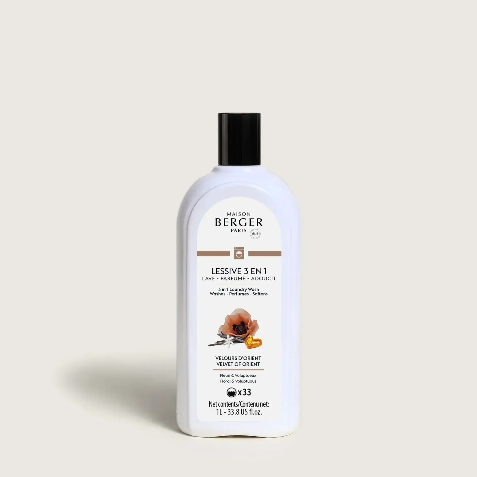 Maison Berger Paris 1898 Maison Berger wasmiddel 3 in 1 Velours D Orient 1 liter Maison Berger wasmiddel 3 in 1 Maison Berger 2800