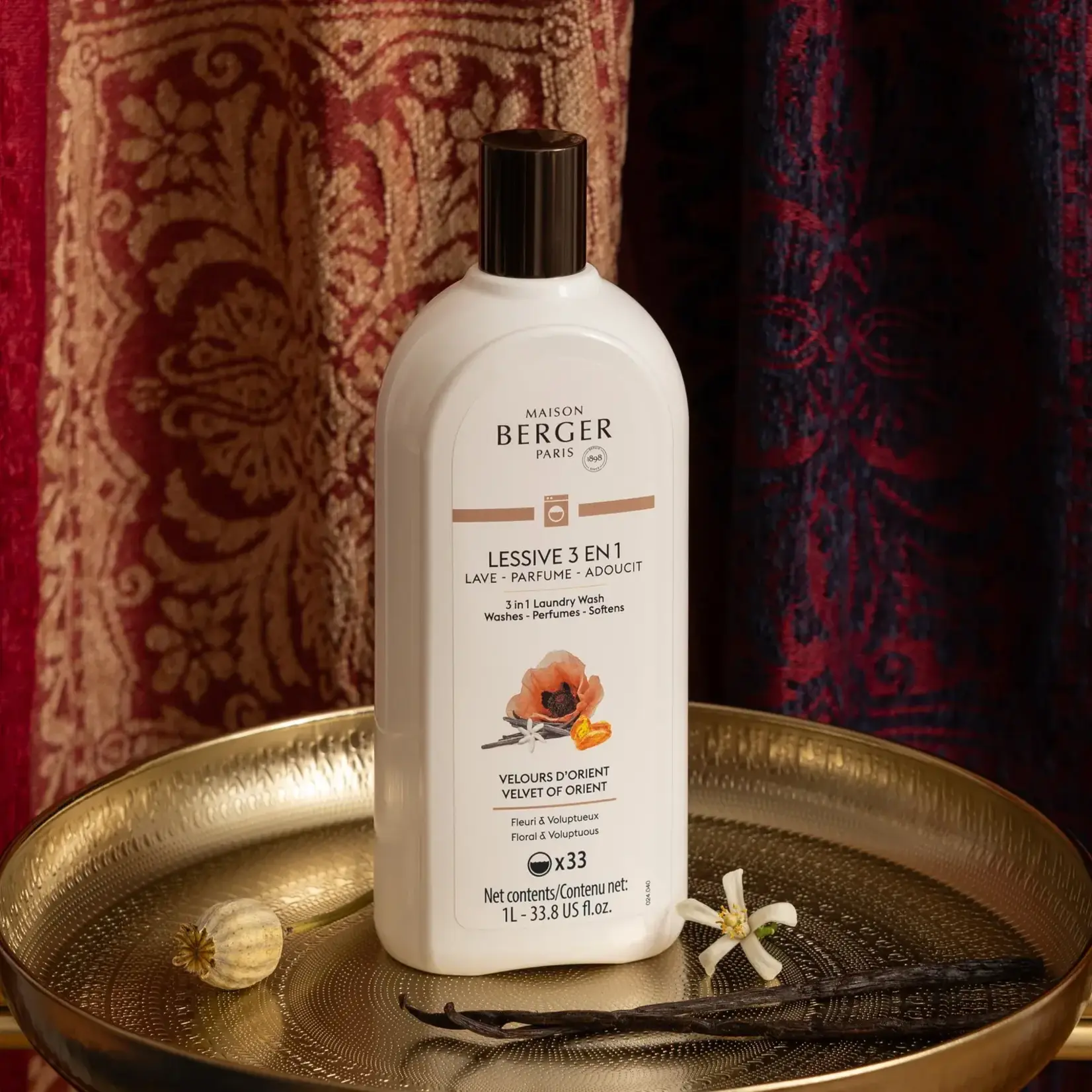 Maison Berger Paris 1898 Maison Berger wasmiddel 3 in 1 Velours D Orient 1 liter Maison Berger wasmiddel 3 in 1 Maison Berger 2800