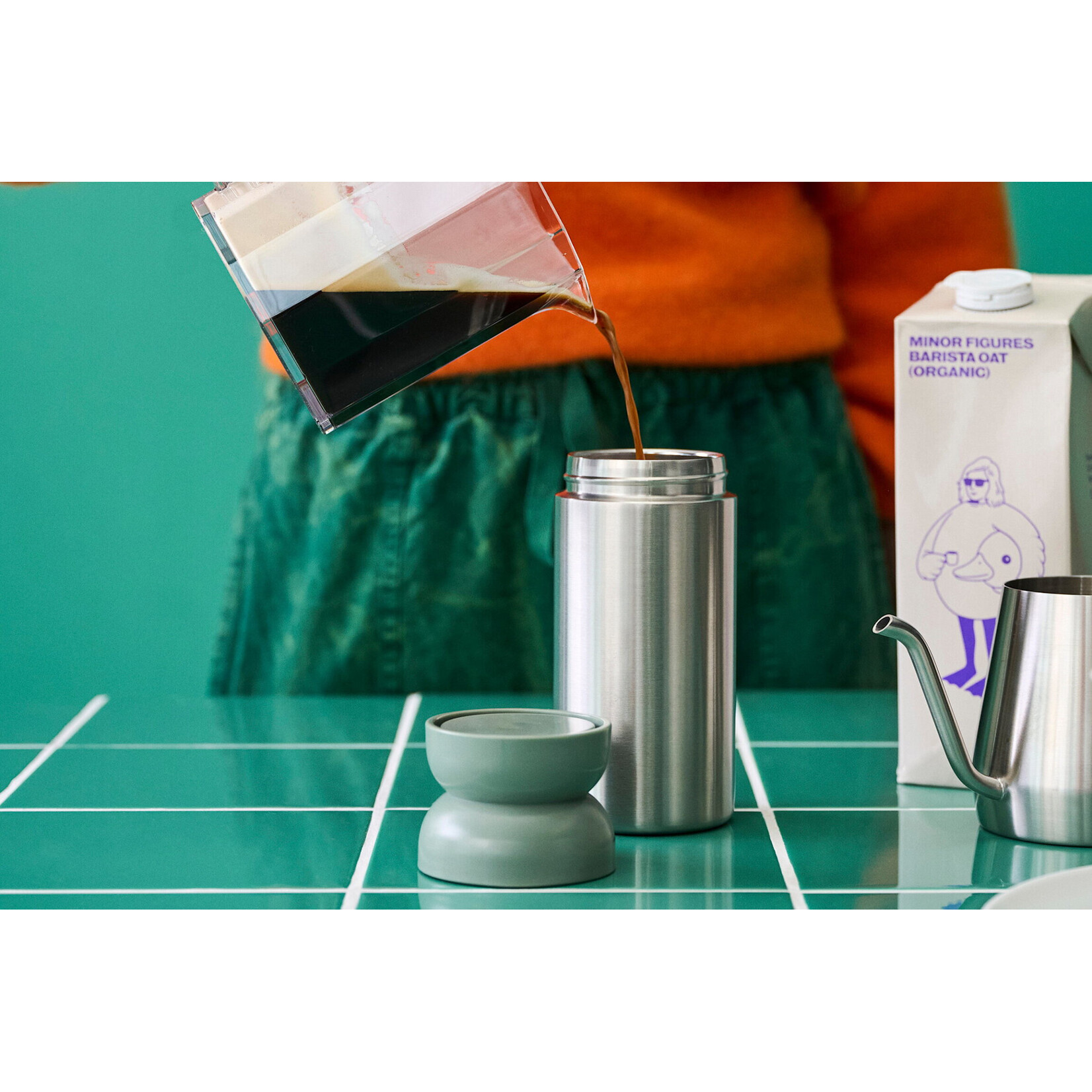 Mepal Mepal Ellipse 350 ml iso koffiebeker to go koffiebeker iso Nordic Sage Mepal 104182094700