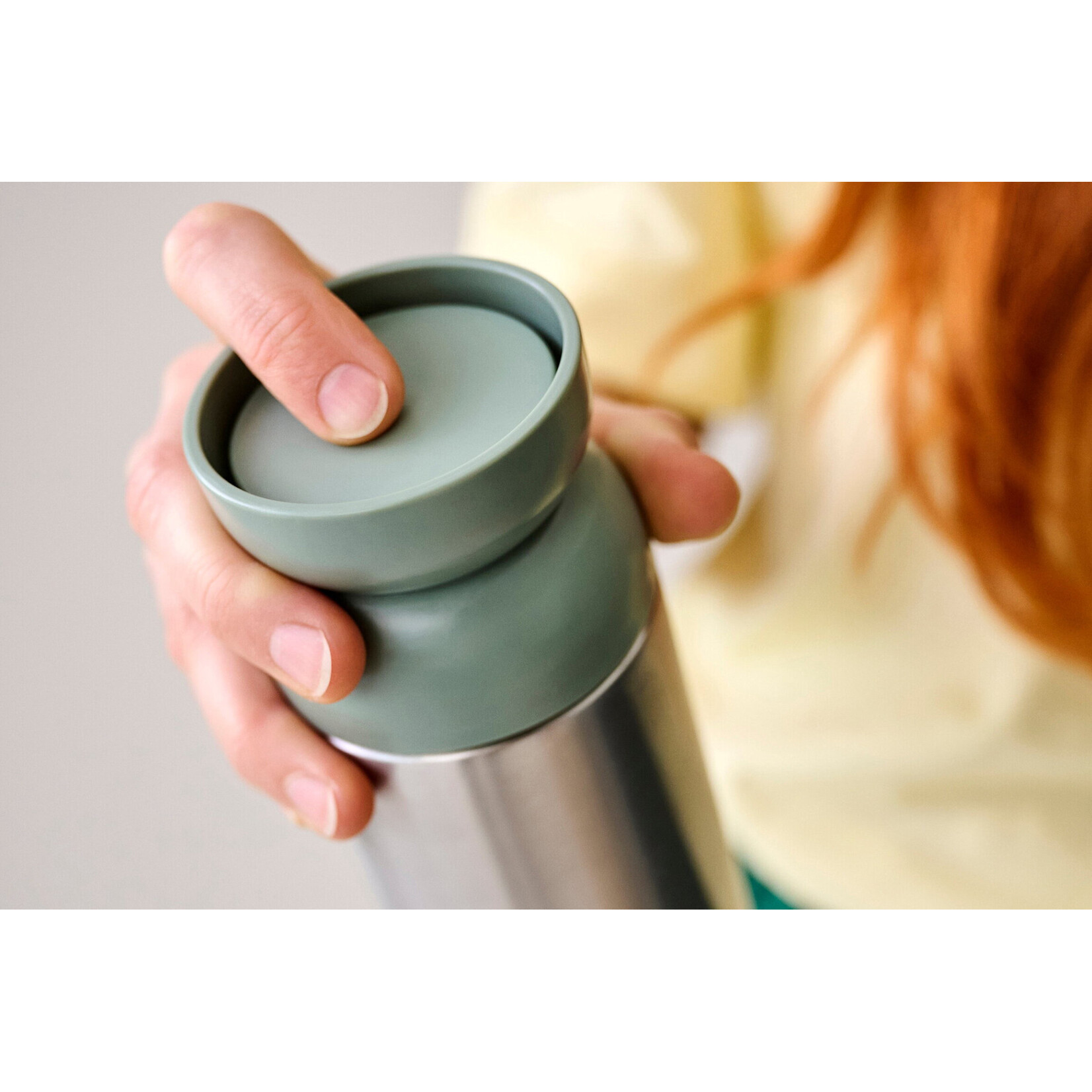 Mepal Mepal Ellipse 350 ml iso koffiebeker to go koffiebeker iso Nordic Sage Mepal 104182094700