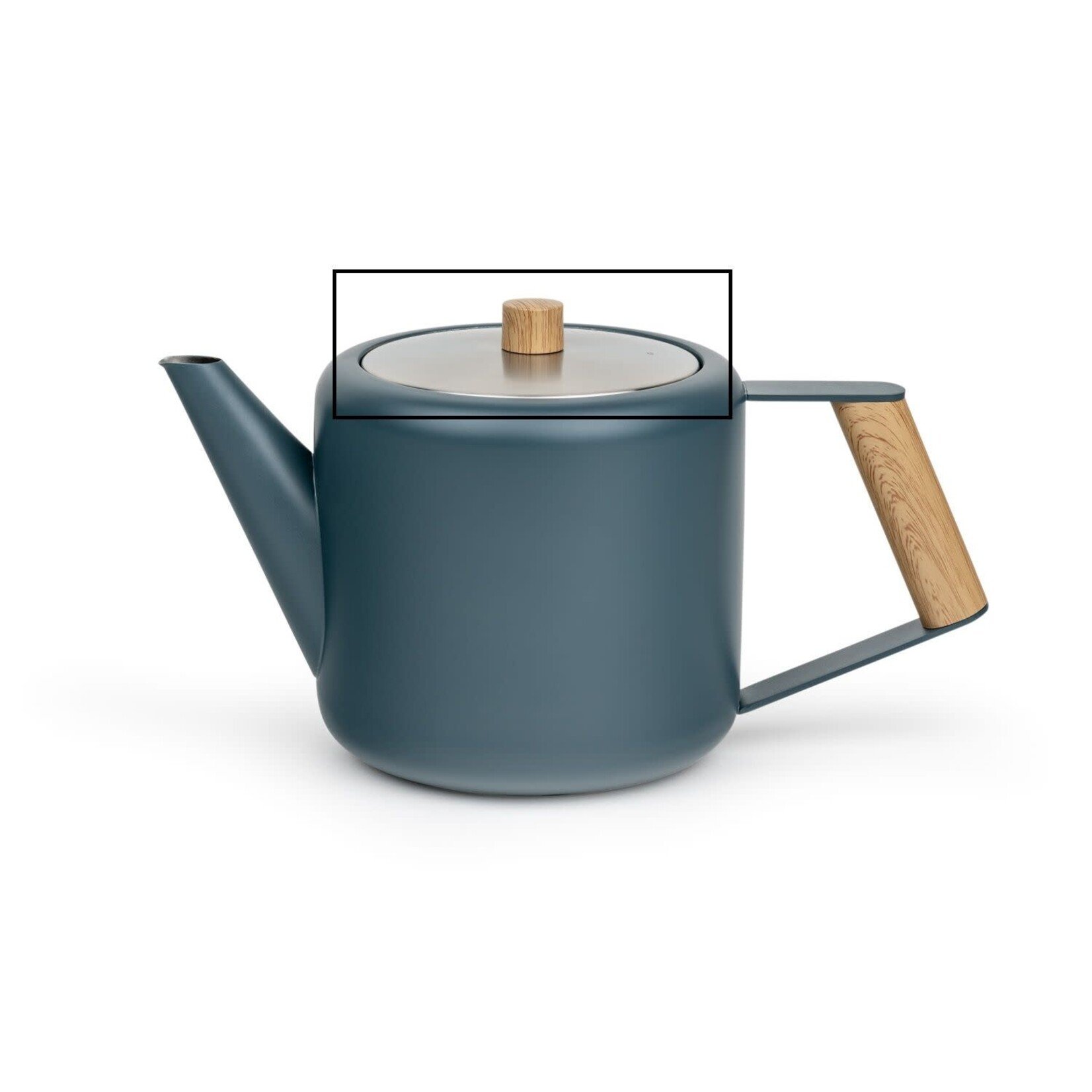 Bredemeijer Bredemeijer dubbelwandige Theepot Boston 1.1 liter blauw Duet Design  Bredemeijer 111030