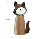 Leonardo Loving Glass Leonardo Fox kruiden molen peper - zout molen houten Vos Leonardo Fox spice mill wood 018698