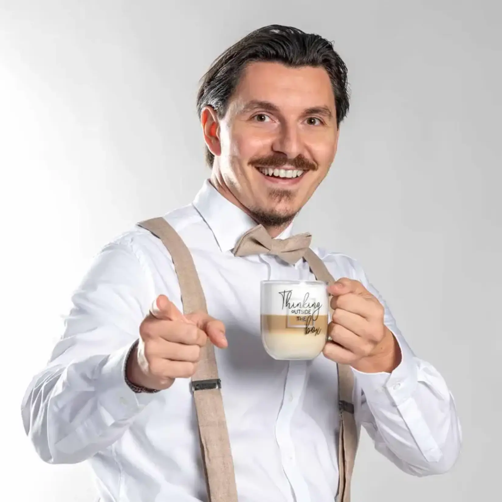 Leonardo Loving Glass Leonardo Ufficio mok 400 ml Thinking outside the box  glazen mok glas Leonardo 047082