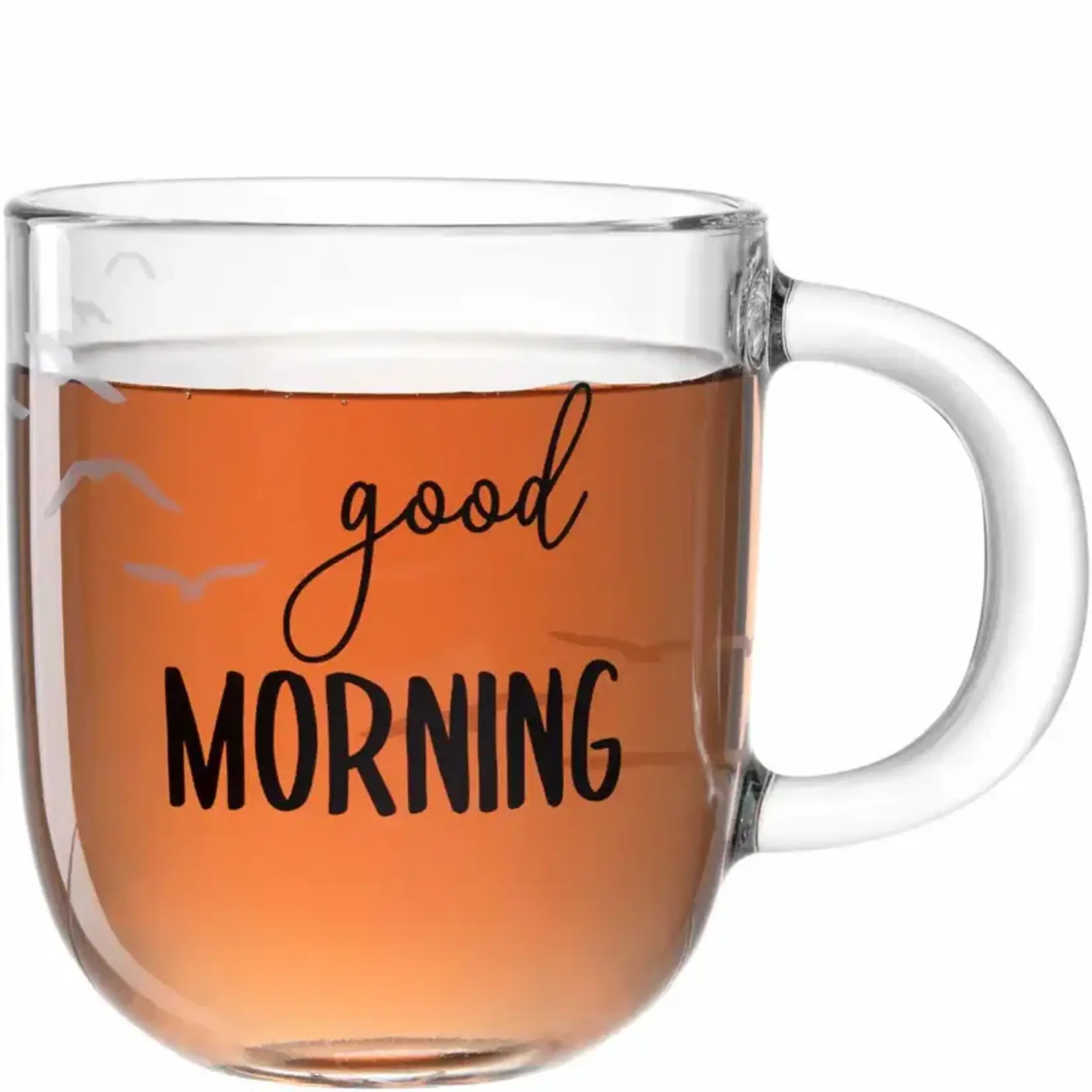 Leonardo Loving Glass Leonardo Emozione Ufficio mok 400 ml Good Morning glazen mok glas Leonardo 047079