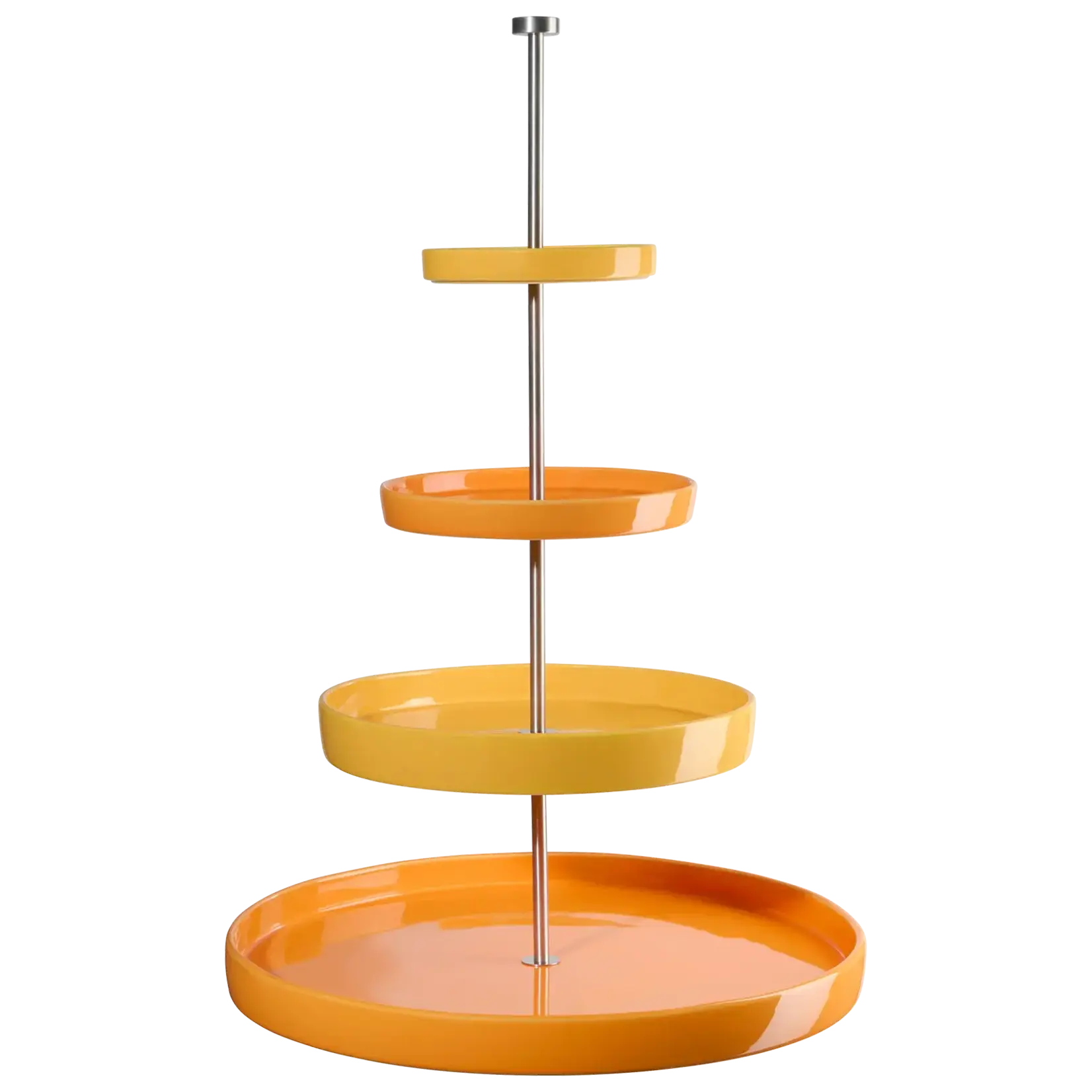 ASA Selection Asa Selection Joy Etagere 61 cm hoog Ø 41-28-20-14.5 cm Orange Smoothie ASA 92153390