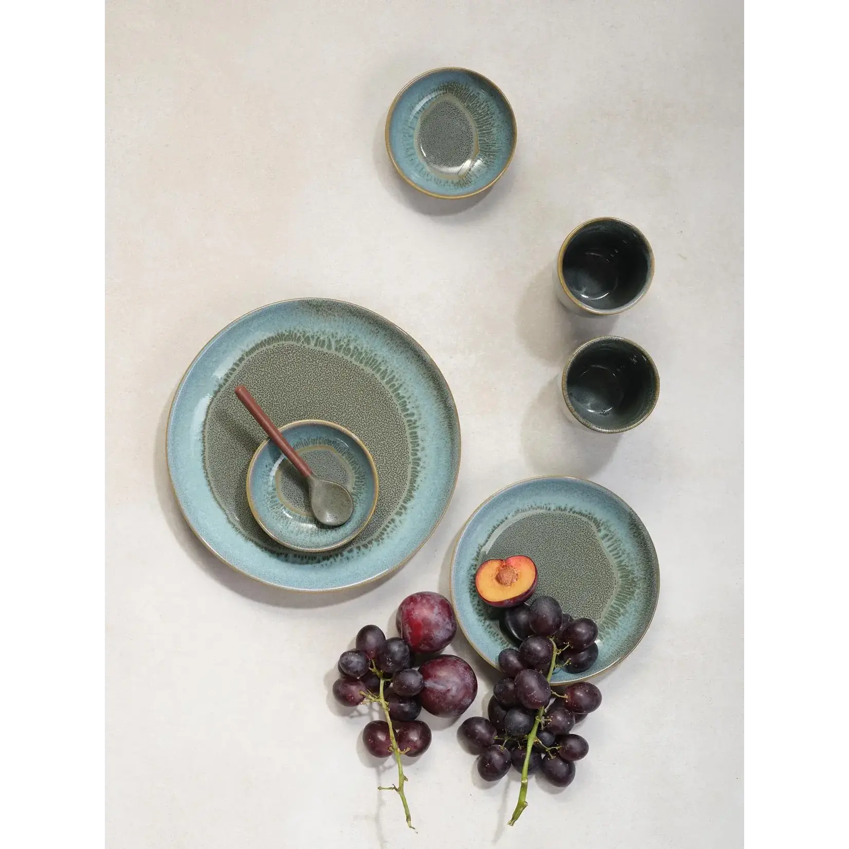 ASA Selection Asa Il Capriccio Bowl Ø 80 mm h 25 mm Ciano ondiep schaaltje Ciano Asa 51300562