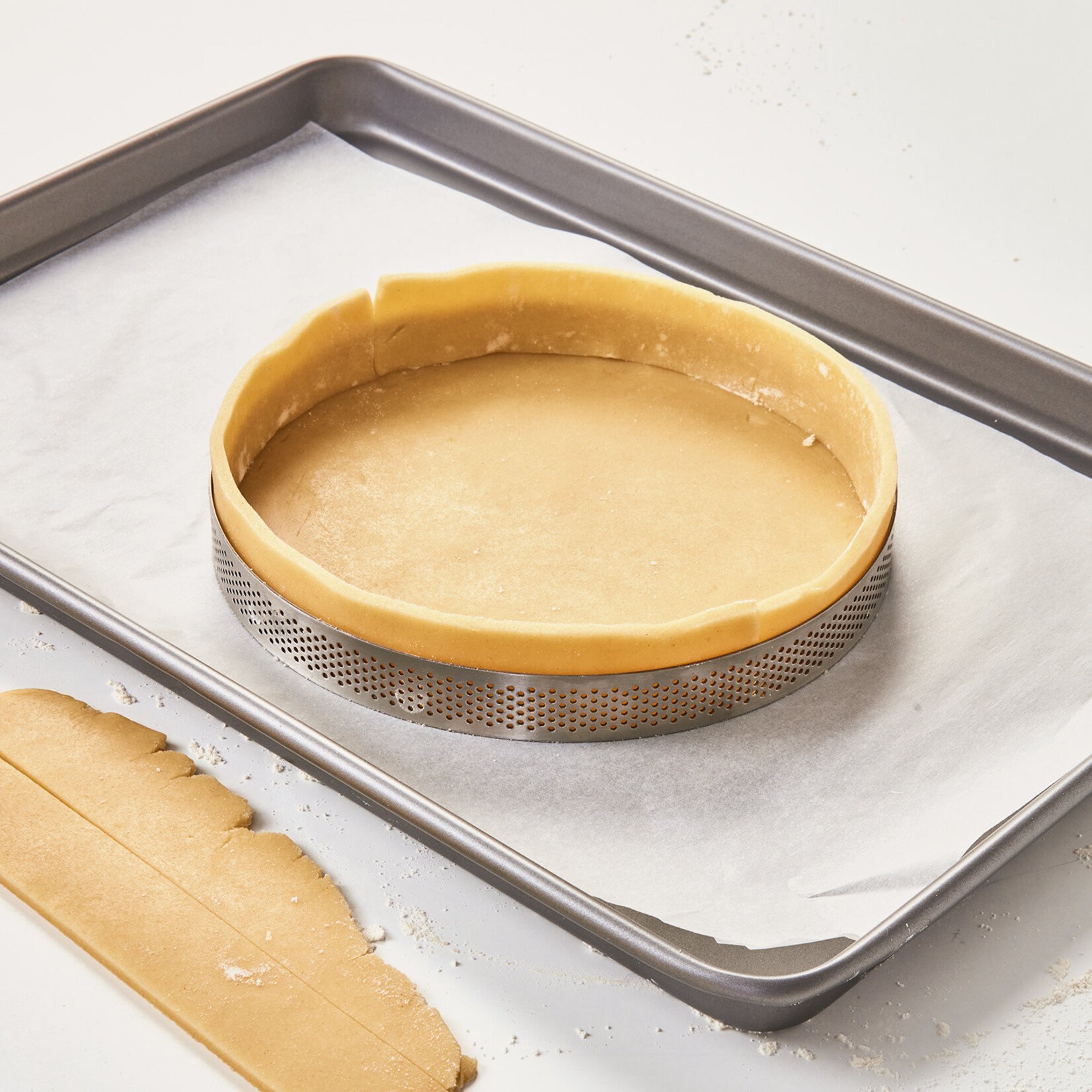 Birkmann bakring geperforeerd taartring Ø 20 cm hoog 4 cm Birkmann Drilled pie ring 20 cm b265967