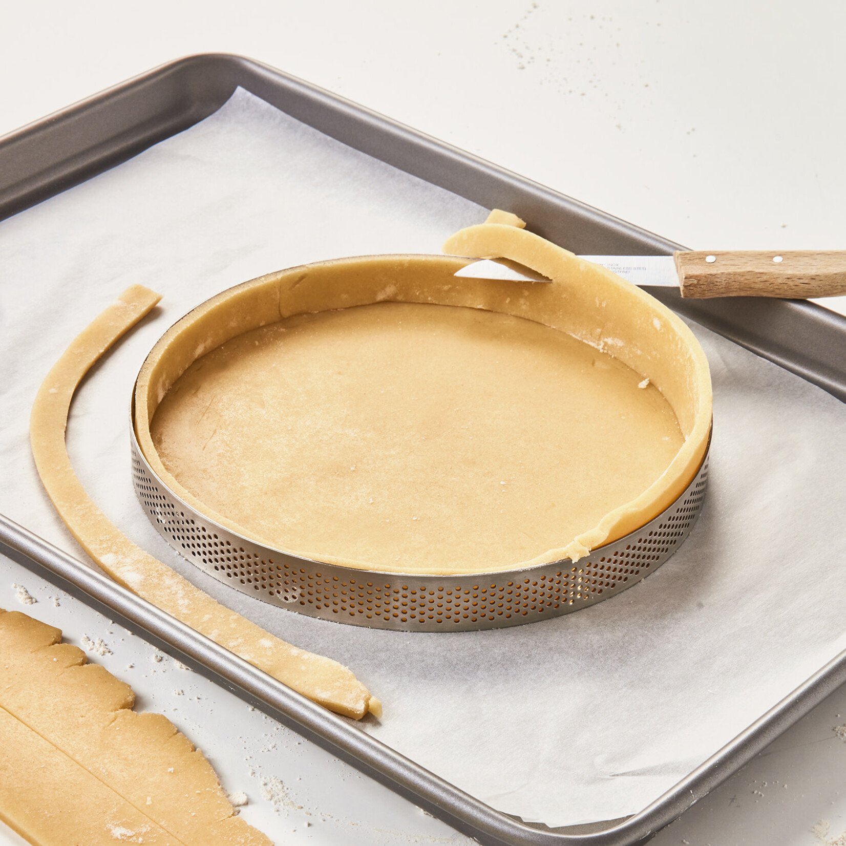 Birkmann bakring geperforeerd taartring Ø 20 cm hoog 4 cm Birkmann Drilled pie ring 20 cm b265967