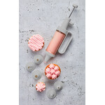 Birkmann Birkmann Bakers Best Decoratie spuit met 6 spuitmondjes ouderwetse garneer spuit Birkmann 424111