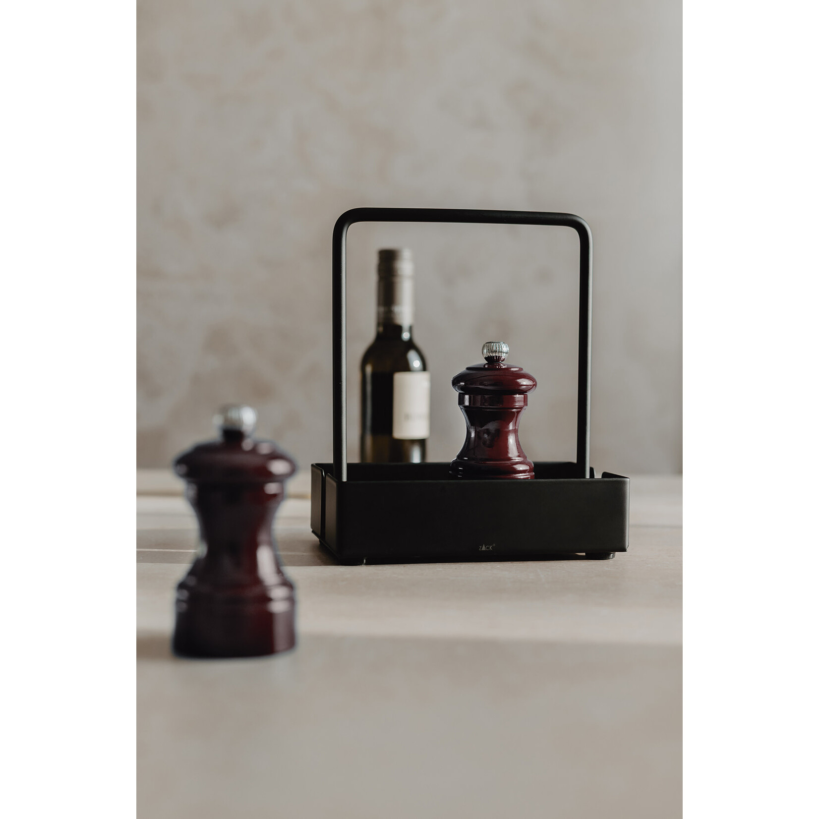 Zack Zack Umo zwarte keuken caddy tafel caddy houder voor ... Zack 20764
