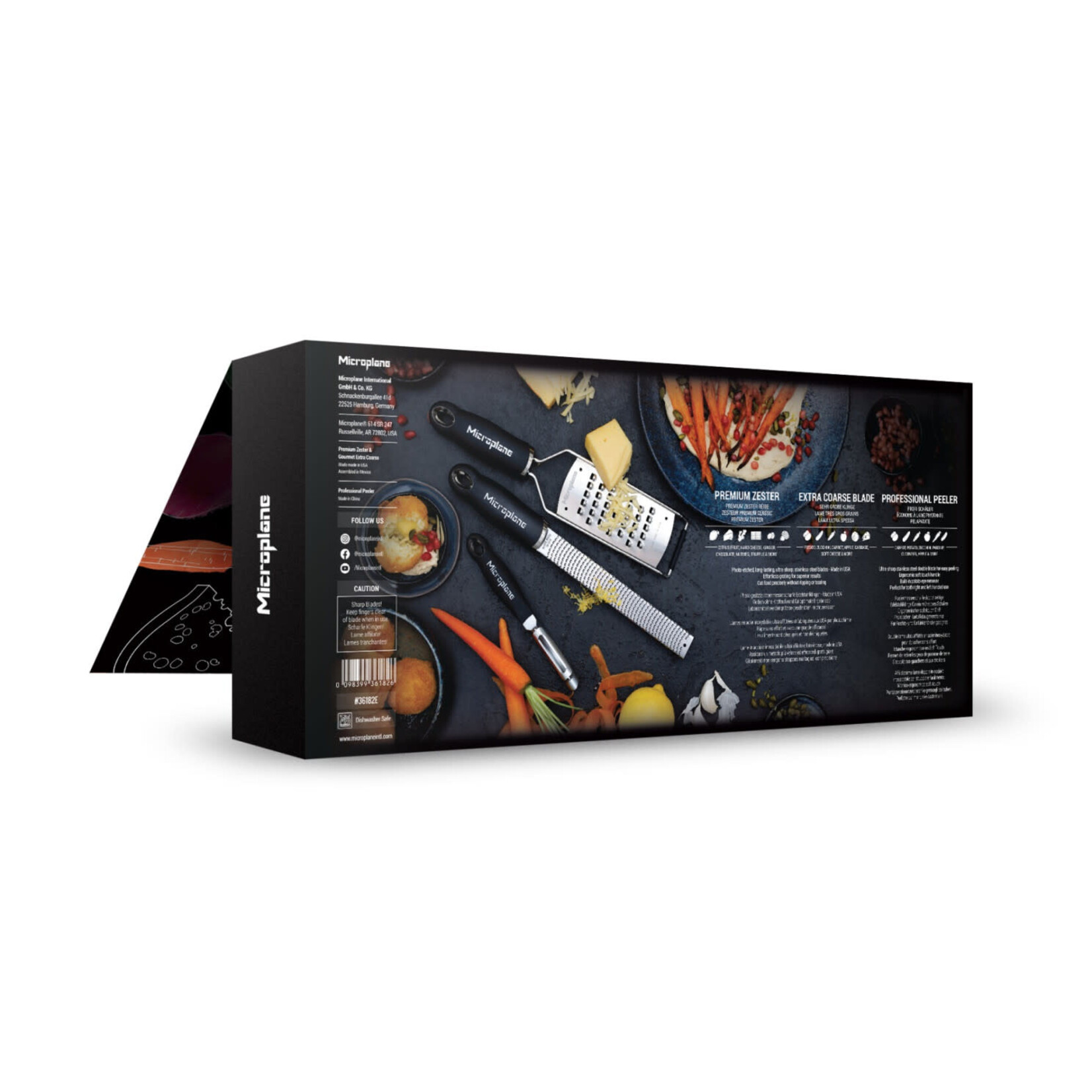 Microplane Microplane Gourmet set met zester, extra grof rasp en dunschiller Microplane 36182