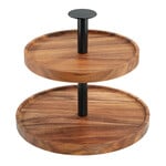 Zassenhaus 2 hoog etagere acacia etagère acacia hout met zwart Zassenhaus 059373