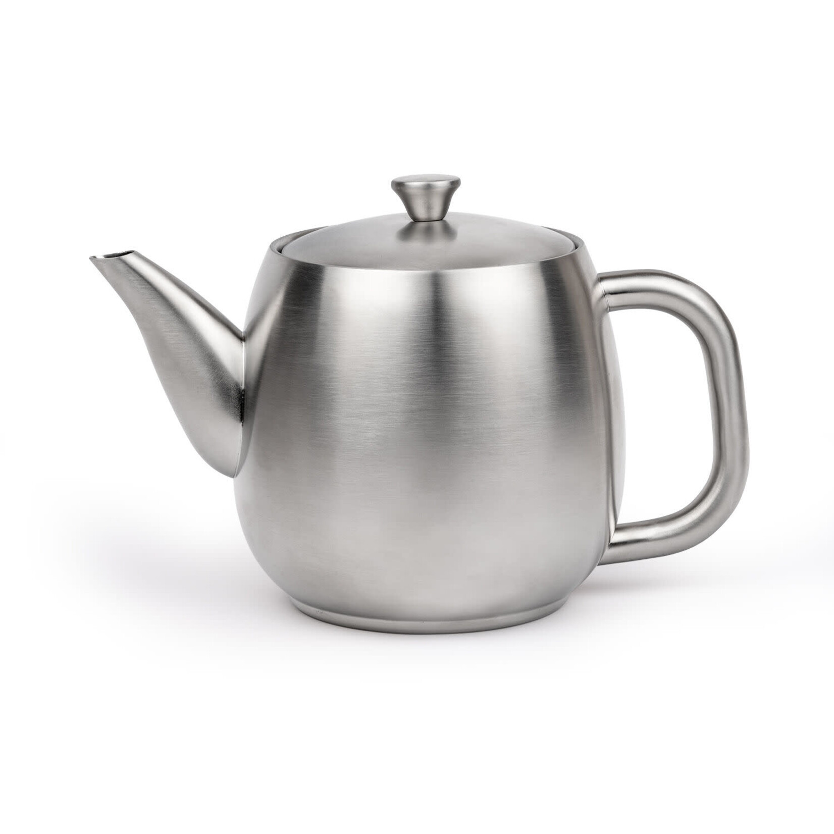 Bredemeijer Bredemeijer dubbelwandige Theepot Vera 900 ml mat rvs  met theefilter  Bredemeijer 111100