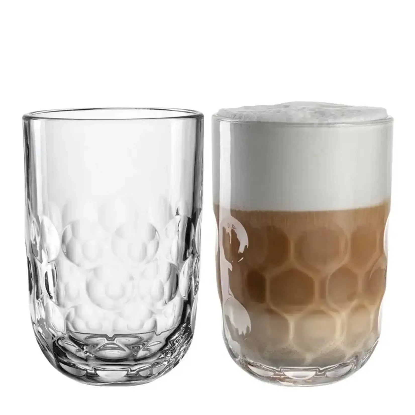 Leonardo Loving Glass Leonardo Gocce druppel 1 set-2 390 ml latte Macchiato glazen Leonardo 055187