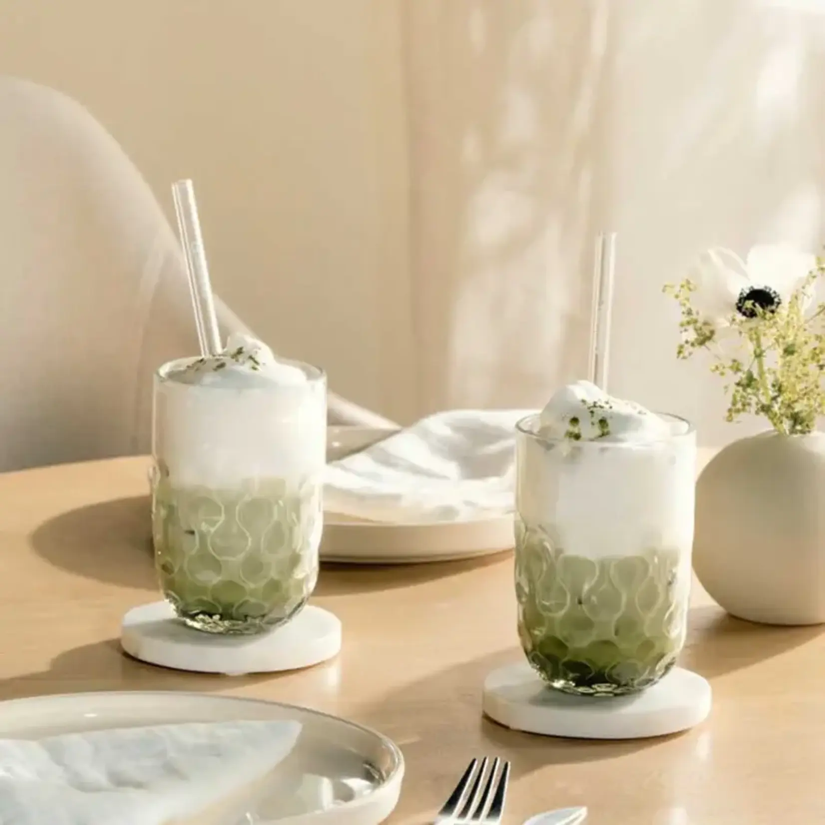 Leonardo Loving Glass Leonardo Gocce druppel 2 set-2 390 ml latte Macchiato glazen Leonardo 055188