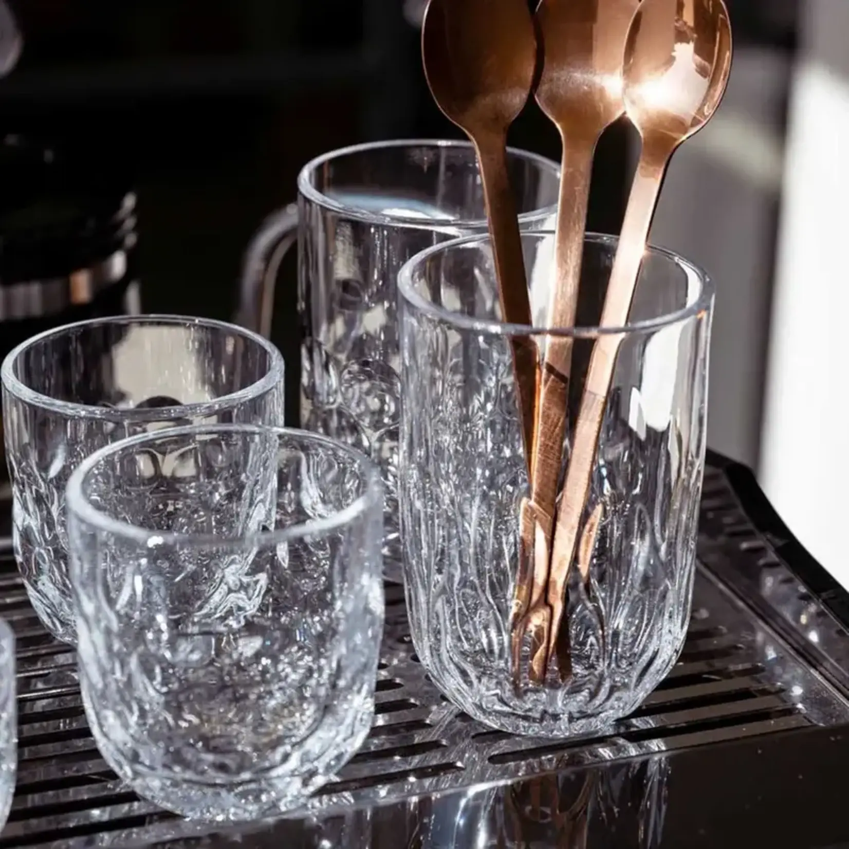 Leonardo Loving Glass Leonardo Gocce druppel 3 set-2 390 ml latte Macchiato glazen Leonardo 055189