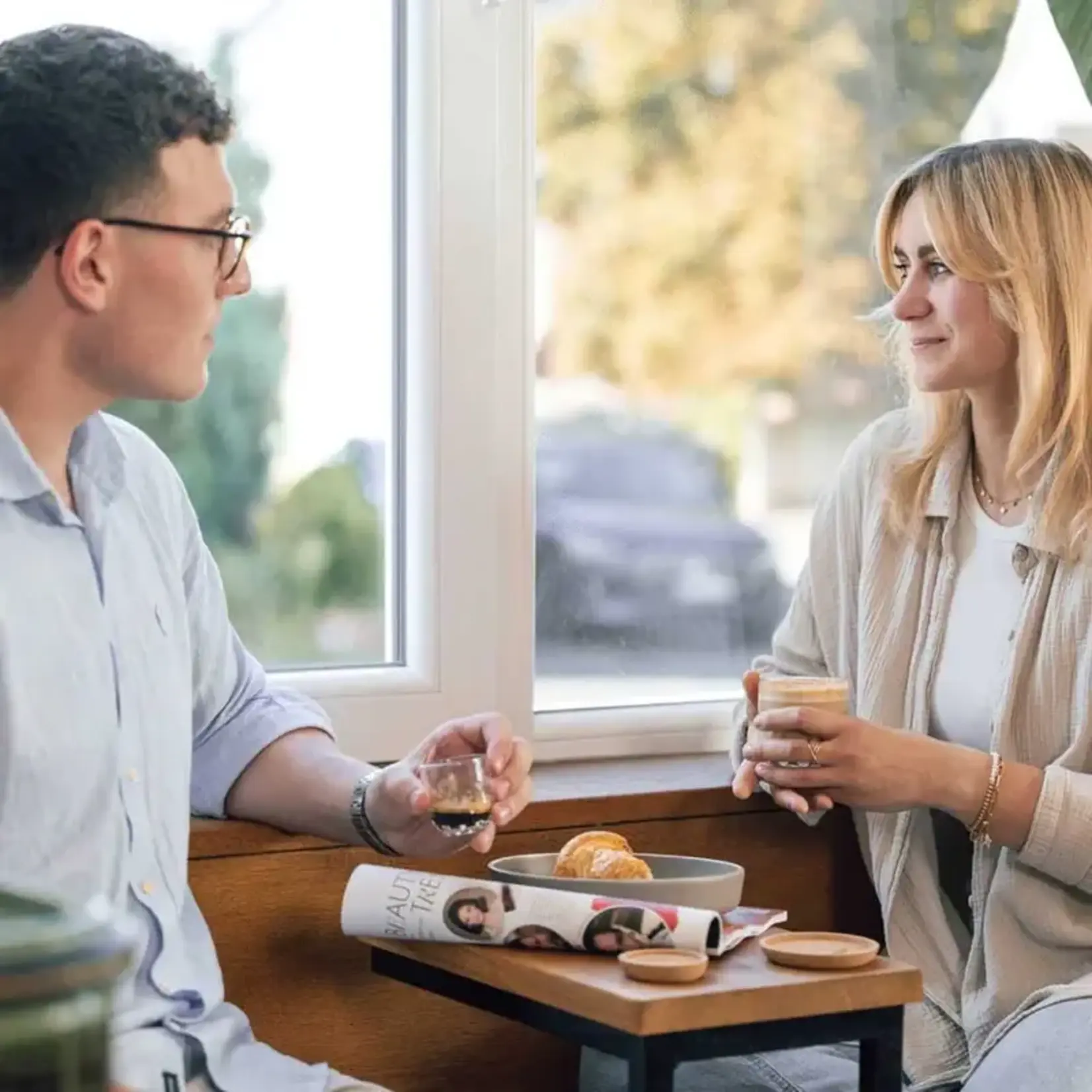 Leonardo Loving Glass Leonardo Gocce druppel 3 set-2 90 ml Espresso glazen Leonardo 055181