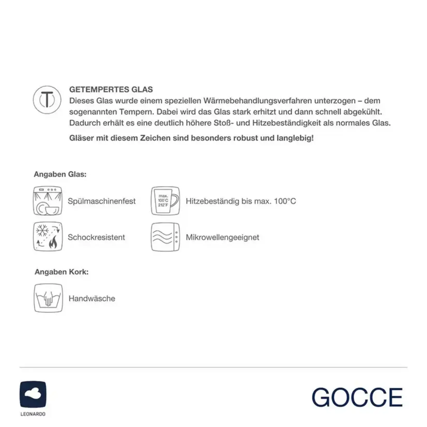 Leonardo Loving Glass Leonardo Gocce druppel 3 set-2 90 ml Espresso glazen Leonardo 055181