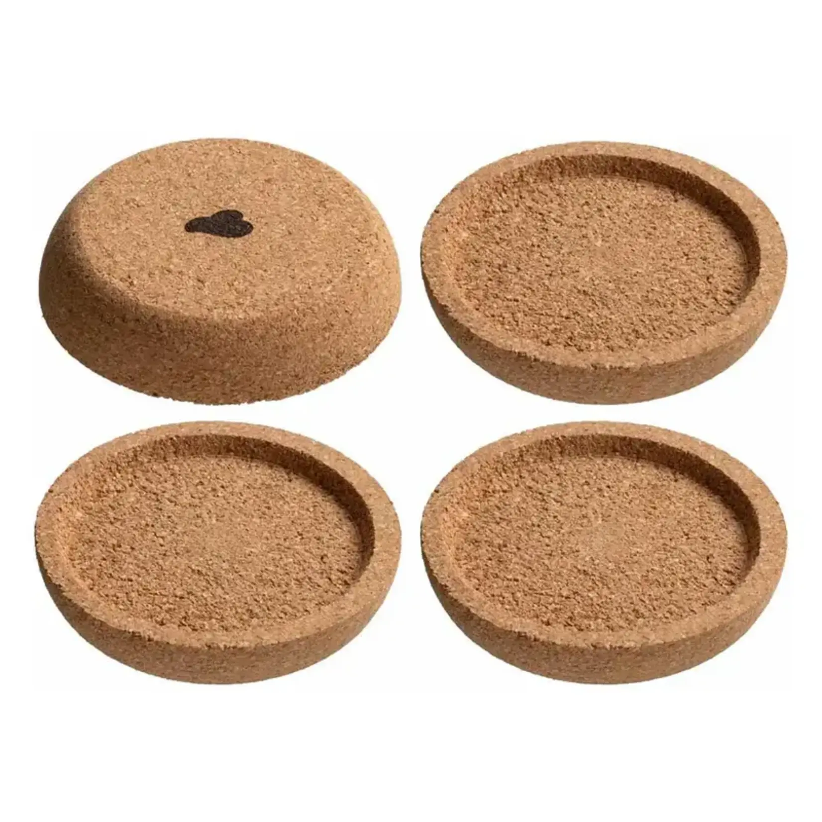 Leonardo Loving Glass Leonardo Gocce set-4 Ø 6 cm kurken onderzetters Leonardo 057173