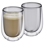 Cilio Grijs glas 250 ml Cappuccino glas set-2 dubbelwandig Cilio Verona cappuccino glas Cilio 292930