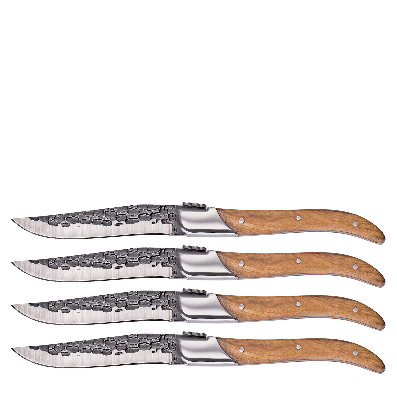 Zassenhaus set-4 steakmessen Bull met olijfhouten handvat Zassenhaus 071252