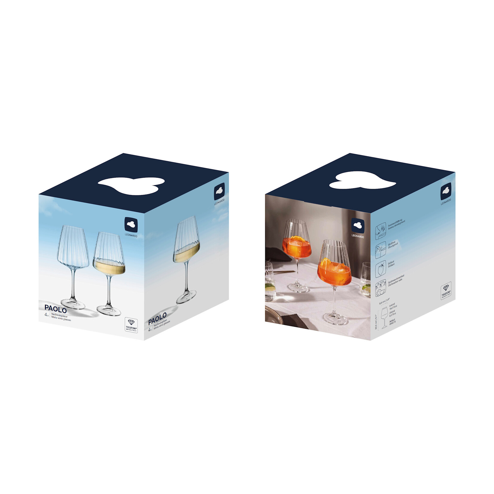 Leonardo Loving Glass Leonardo Paolo Rode wijn glas 660 ml rode wijnglas Paolo Leonardo 066277