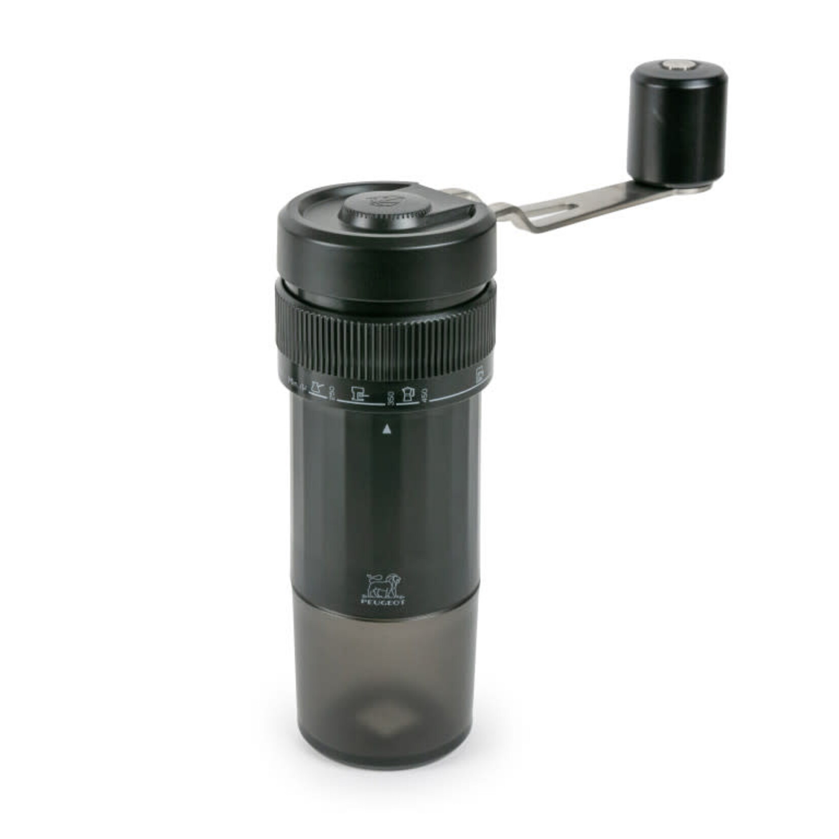 Peugeot Peugeot Presto handmatige koffiemolen met symbolen die maalgraad aangeven Peugeot 42439