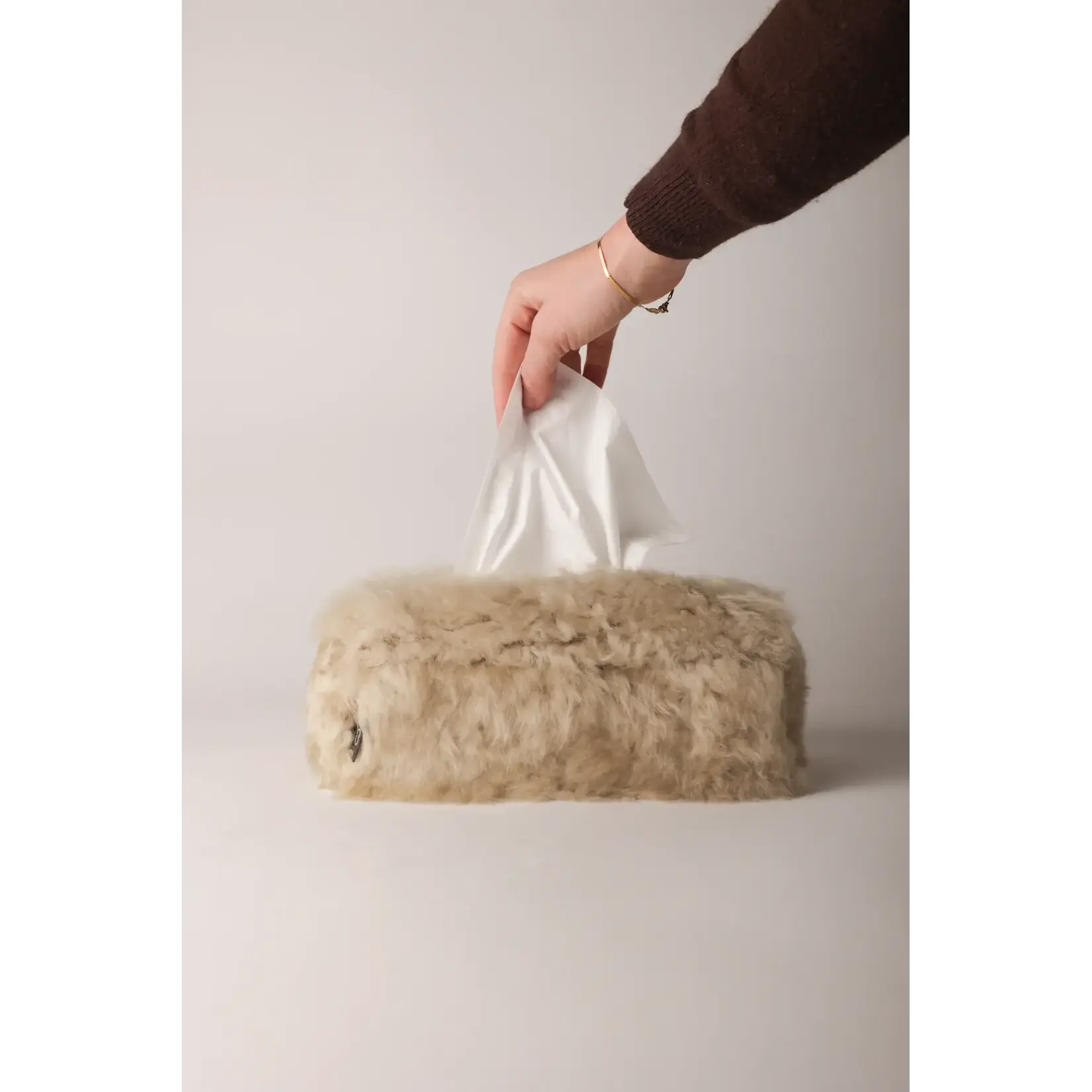 Kywie, keep it cool with wool Kywie Tissue box cover Fluffy Stone Kywie keep it cool with wool T-boxfluff38