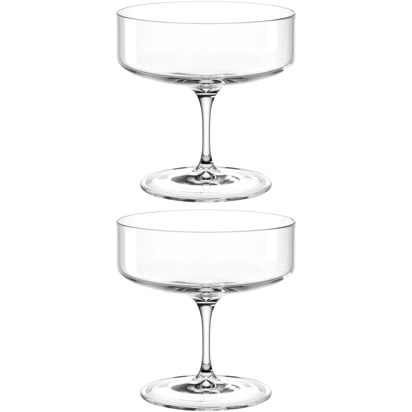Leonardo Loving Glass Leonardo Basso set-2 320 ml bowls on foot champagne coupes Leonardo Basso 036578