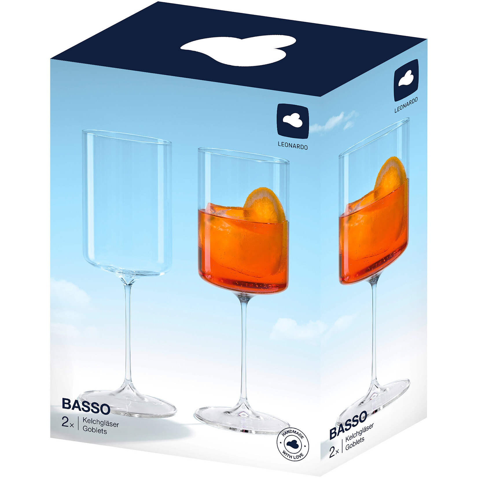 Leonardo Loving Glass Leonardo Basso set-2 510 ml glazen Leonardo Basso 036576
