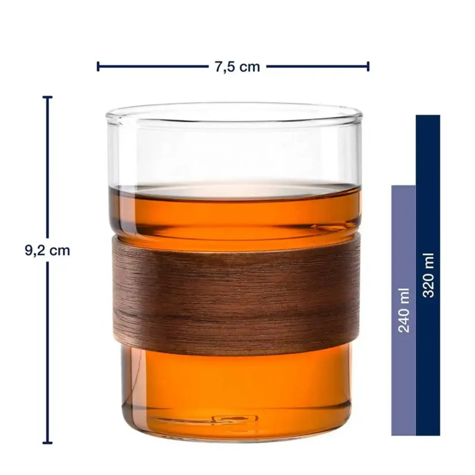 Leonardo Loving Glass Leonardo Novo Legno set-2 mokjes 320 ml Novo Legno Leonardo 055198