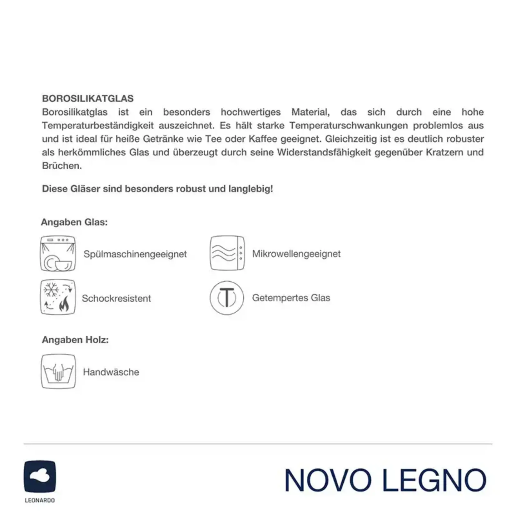Leonardo Loving Glass Leonardo Novo Legno set-2 mokjes 320 ml Novo Legno Leonardo 055198
