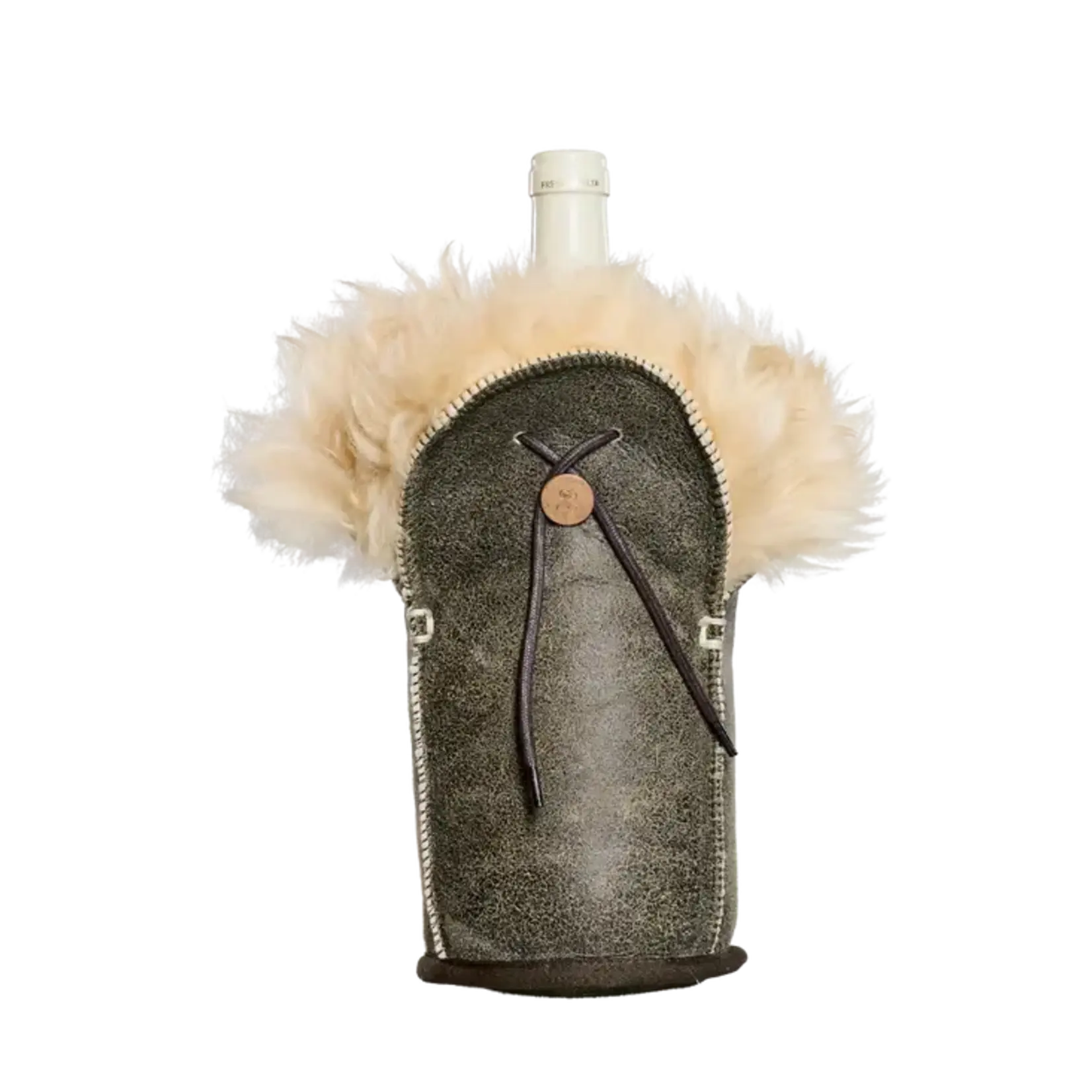 Kywie, keep it cool with wool Champagne koeler Kywie Champagne Vintage Brown Fluffy C06KL