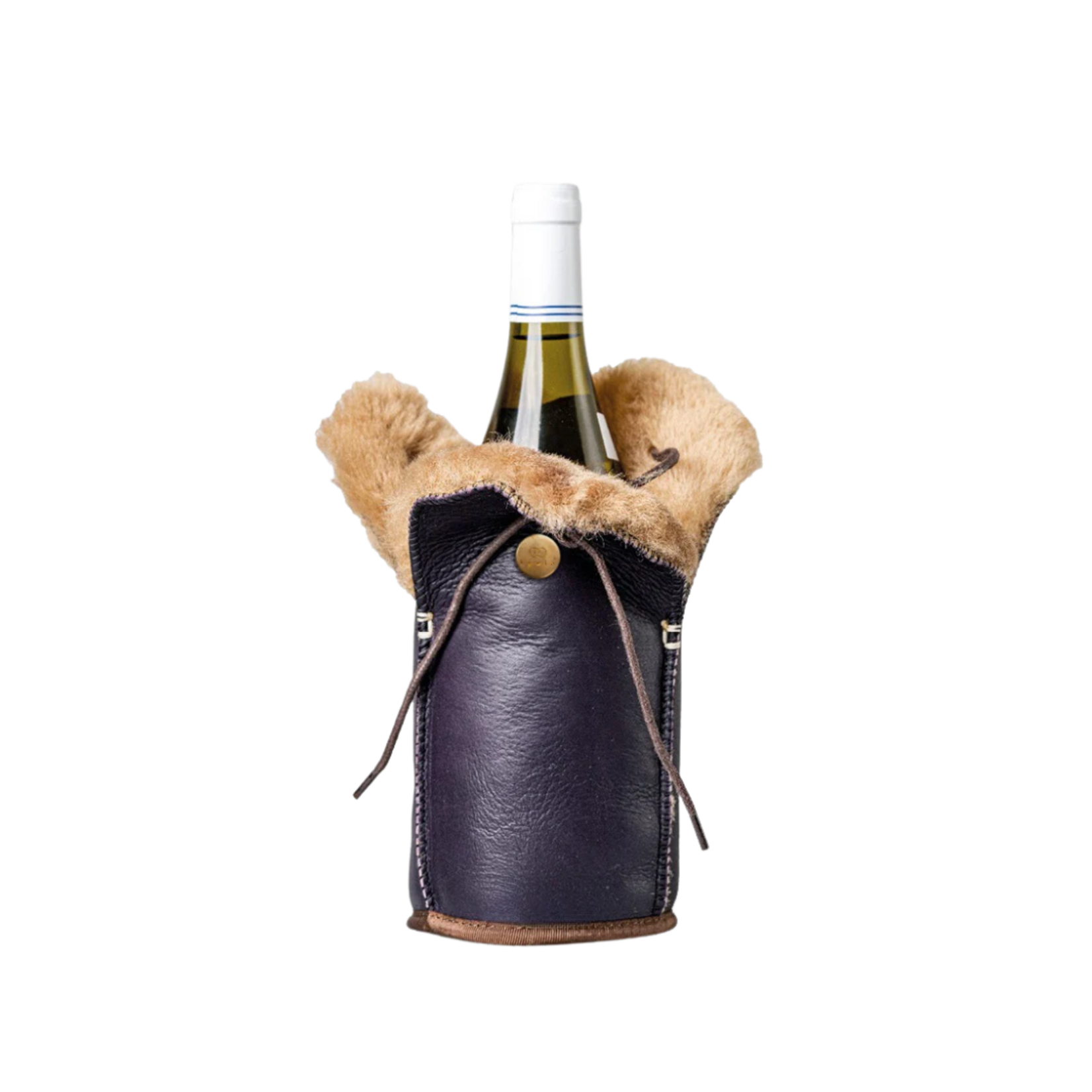 Kywie, keep it cool with wool Champagne koeler Kywie Champagne  Aubergine Silk Kyywie C23SL