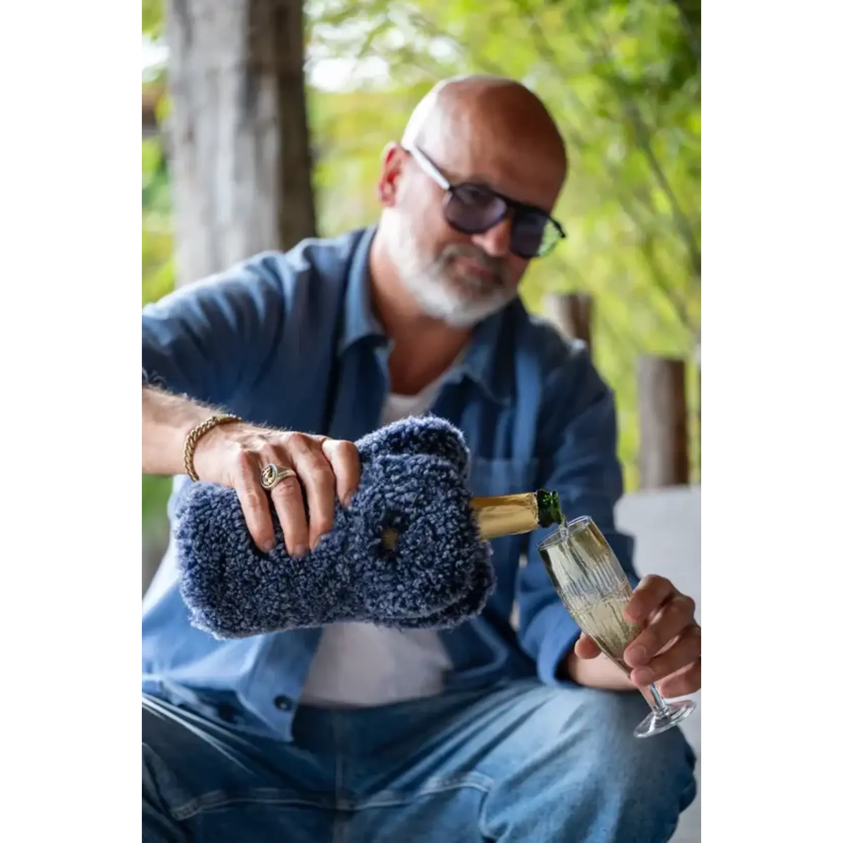 Kywie, keep it cool with wool Kywie Champagne koeler Kywie  Champagne Cooler Blue reverse Curly Kywie Curl2