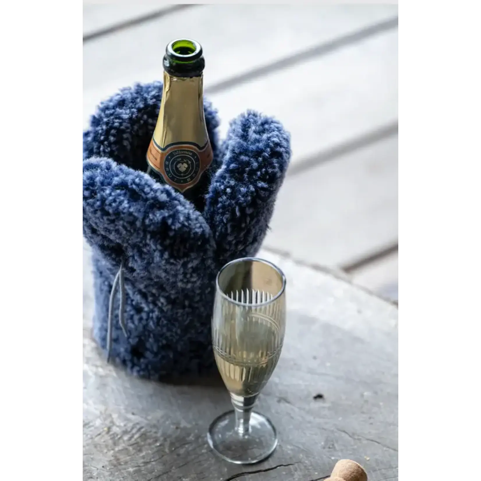 Kywie, keep it cool with wool Kywie Champagne koeler Kywie  Champagne Cooler Blue reverse Curly Kywie Curl2