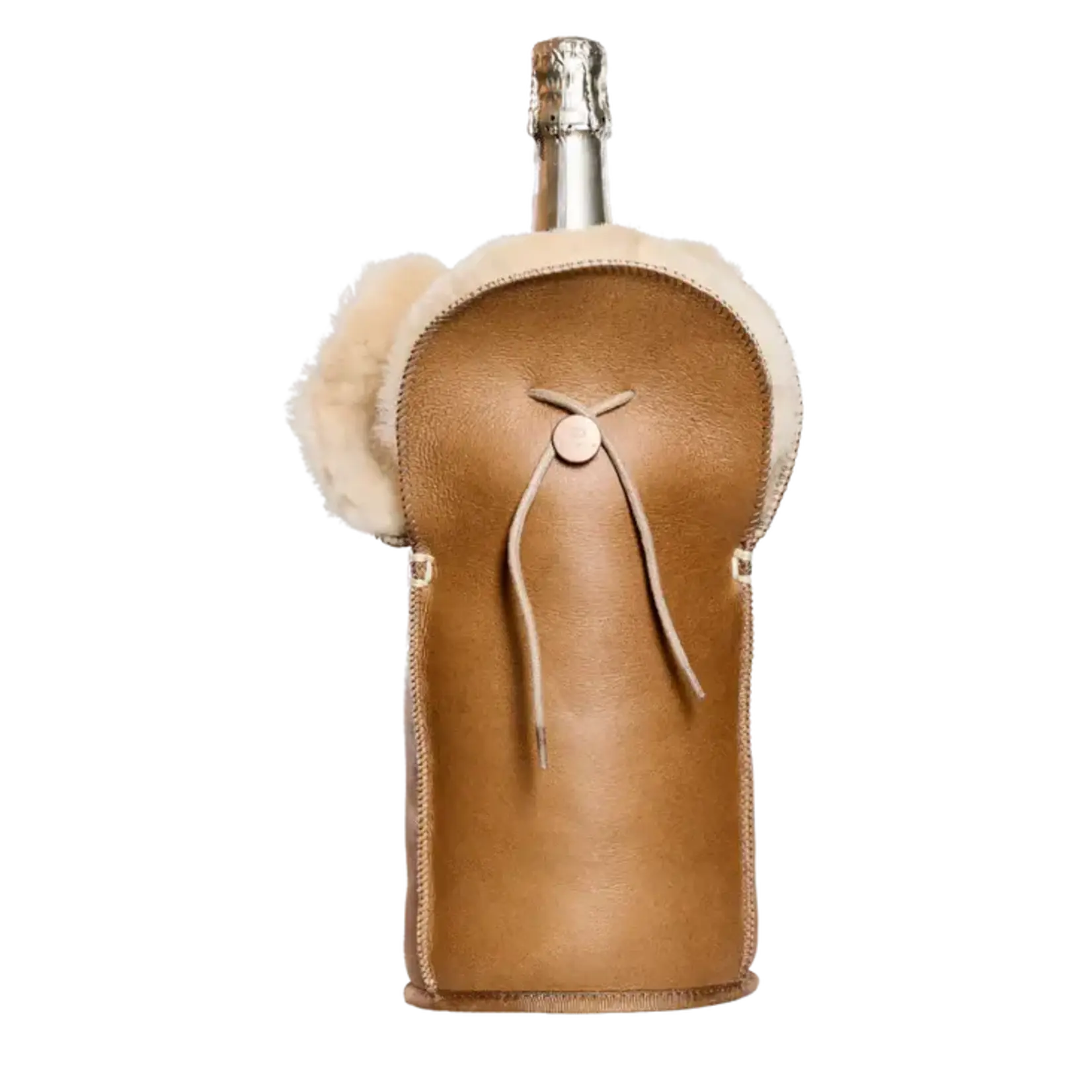 Kywie, keep it cool with wool Kywie Champagne Magnum koeler Kywie  Champagne Magnum Camel Napa Kywie M01NA