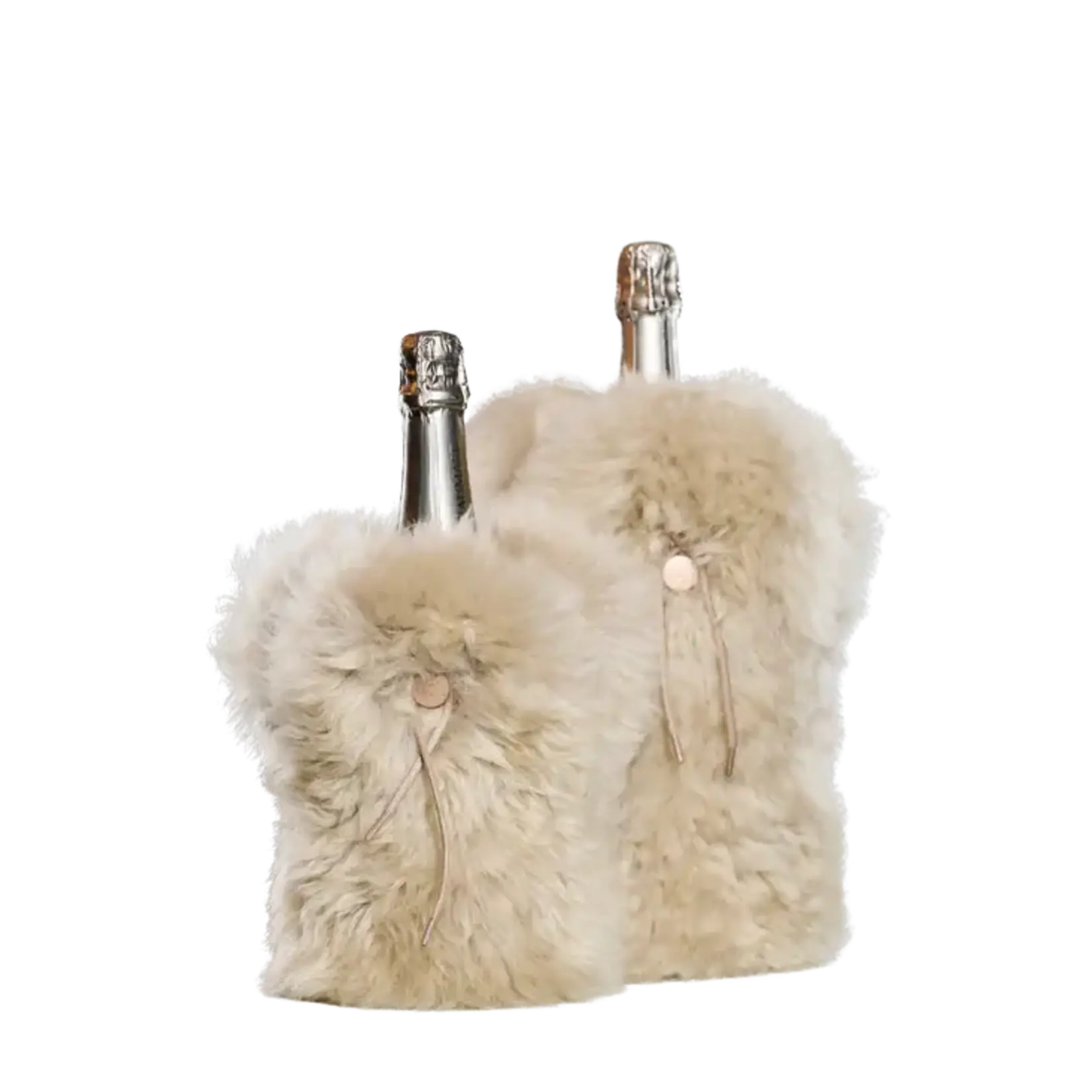 Kywie, keep it cool with wool Kywie Champagne Magnum koeler Kywie  Champagne Magnum fluffy Reverse Kywie Mfluff38