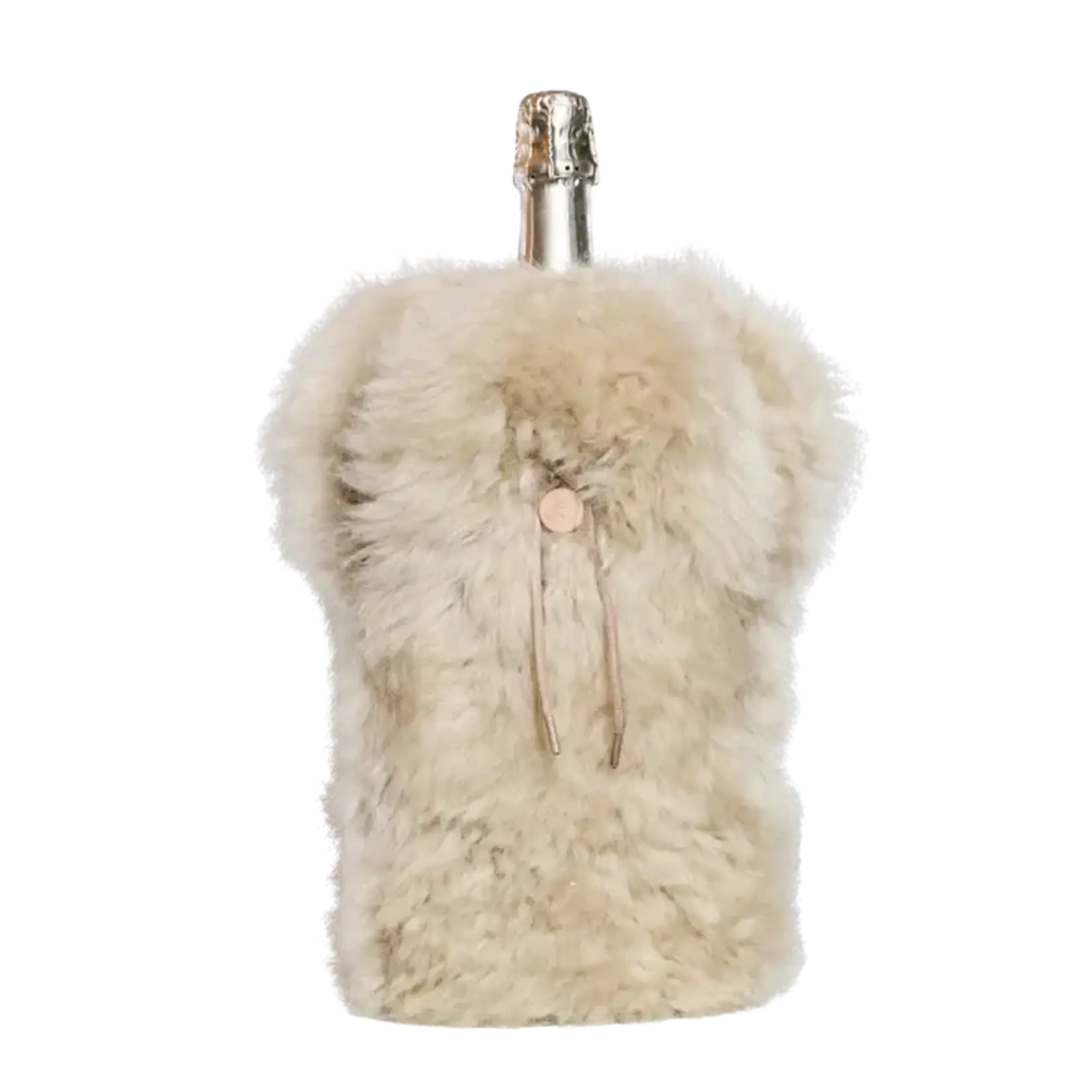 Kywie, keep it cool with wool Kywie Champagne Magnum koeler Kywie  Champagne Magnum fluffy Reverse Kywie Mfluff38