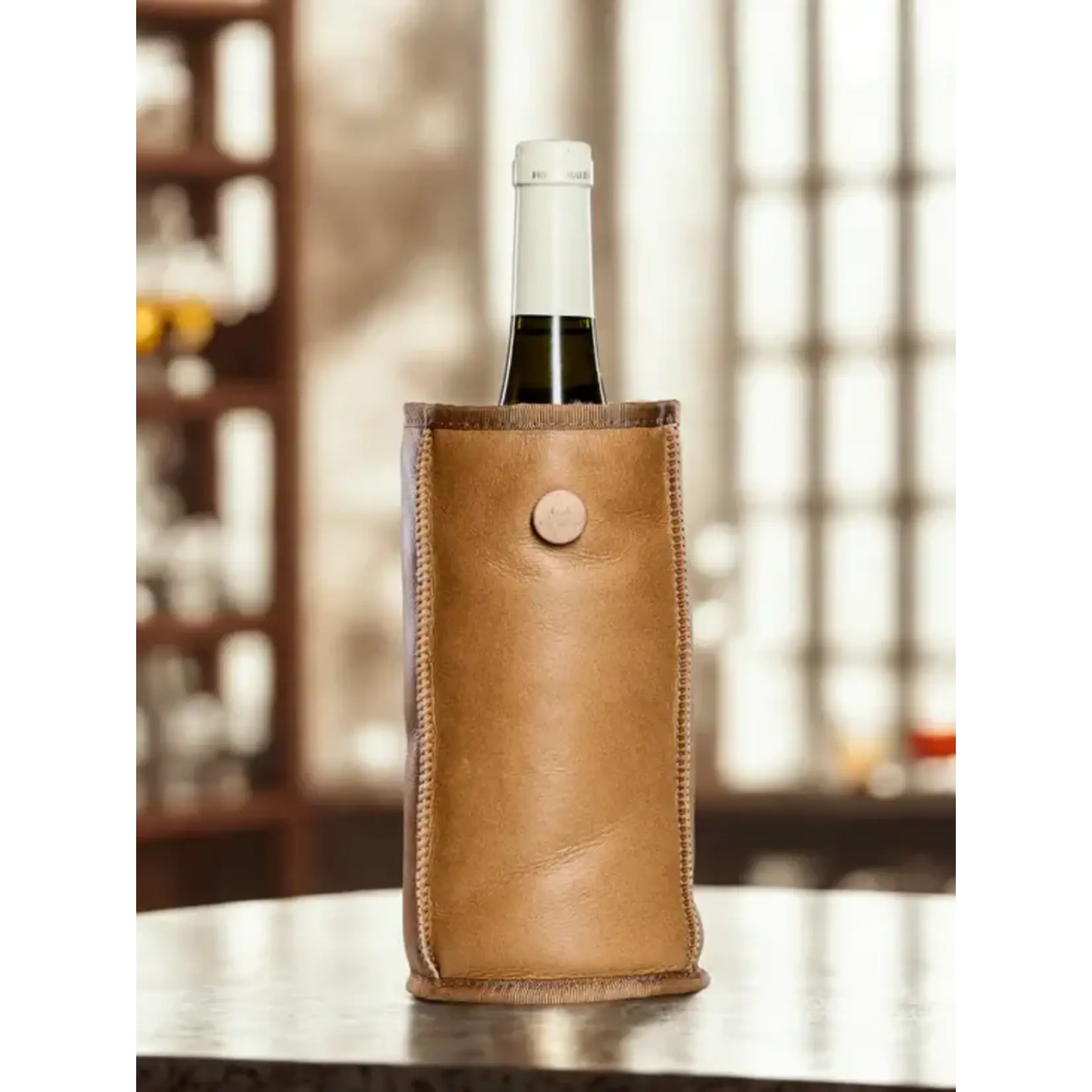 Kywie, keep it cool with wool Wijn koeler Kywie Wine Cooler Camel Napa Kywie W01na