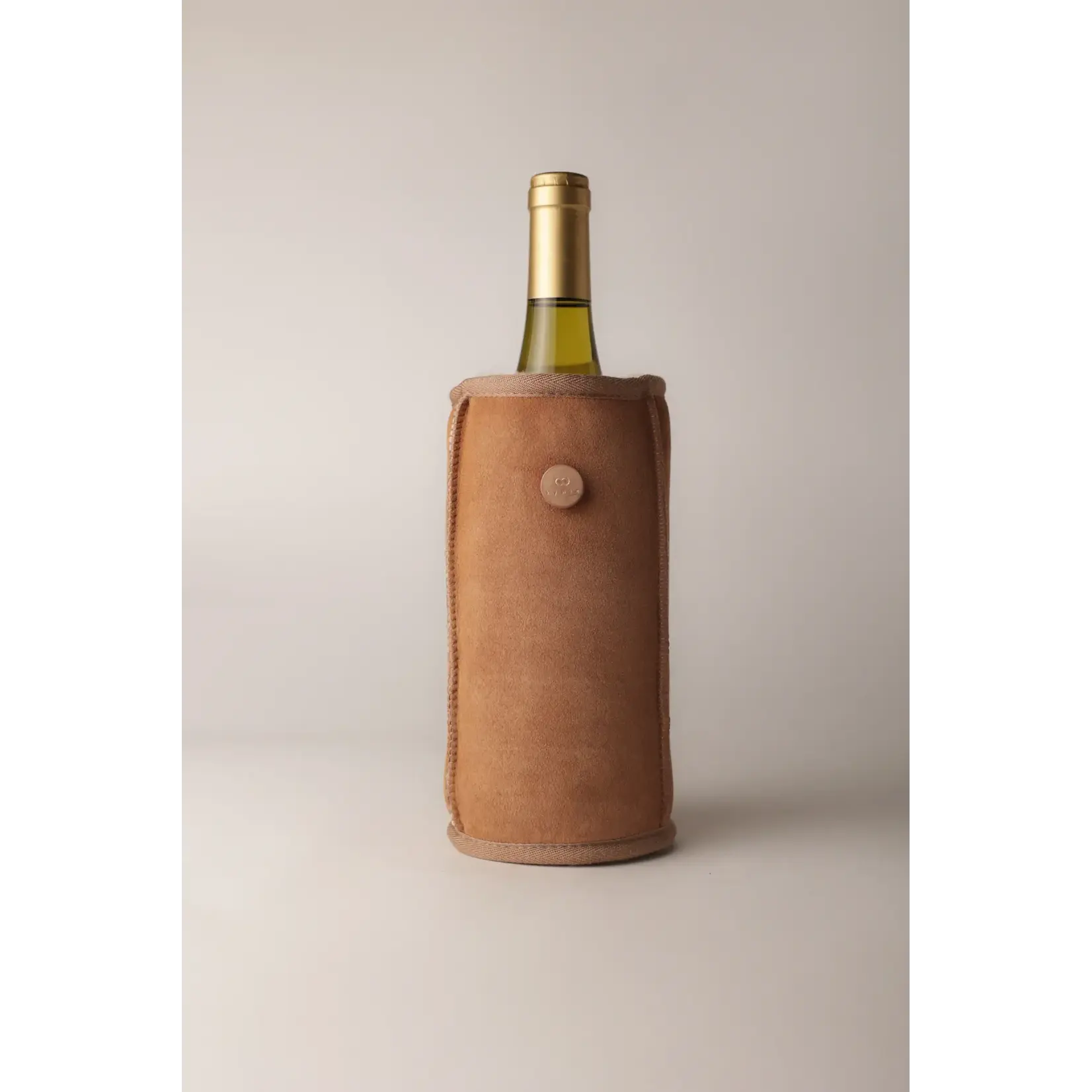 Kywie, keep it cool with wool Wijn koeler Kywie Wine Cooler Camel Suede Kywie W01su