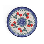Bunzlau Castle Bunzlau Castle gebaksbord  Cake dish bord 16 cm Strawberries Bunzlau Castle 1261-3494