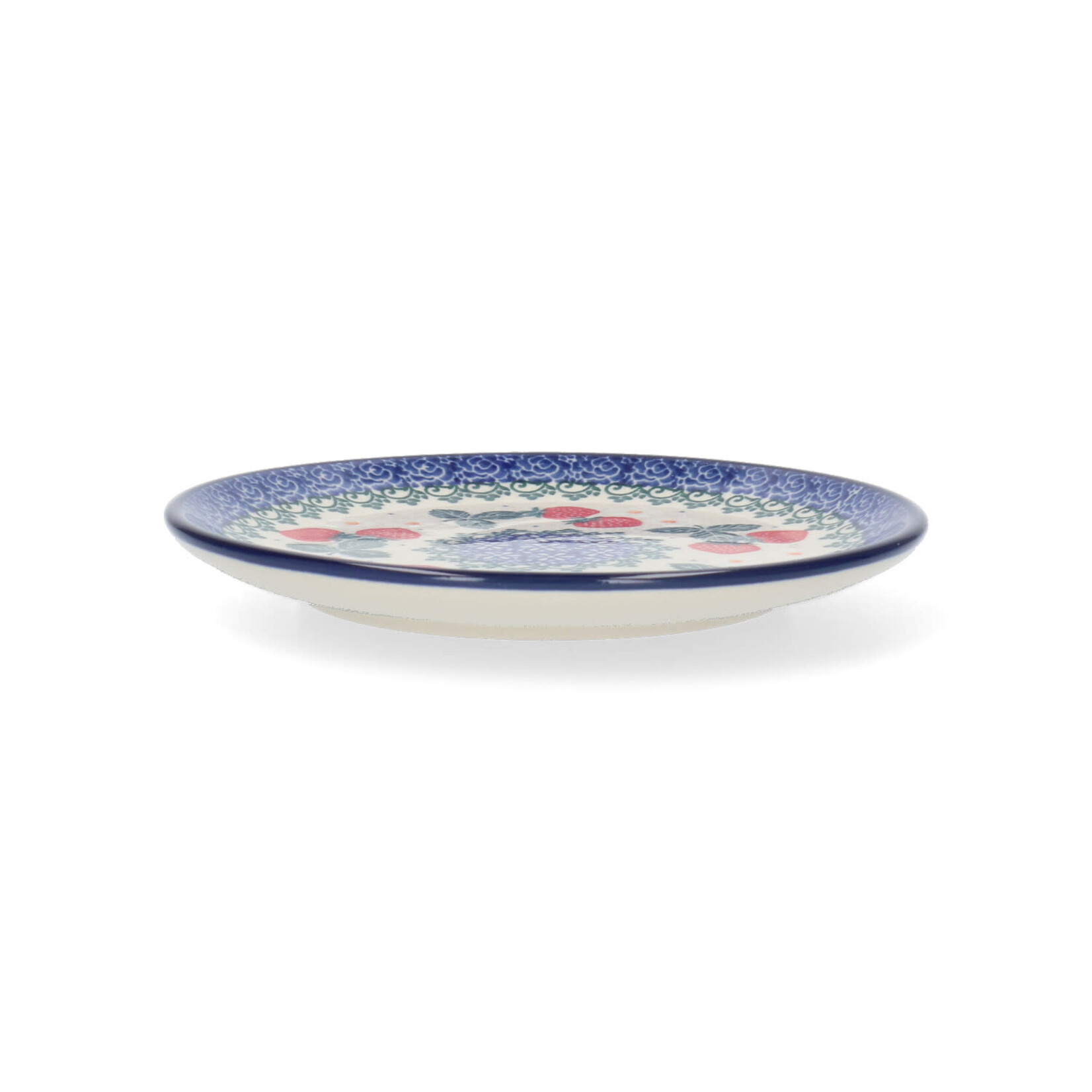 Bunzlau Castle Bunzlau Castle gebaksbord  Cake dish bord 16 cm Strawberries Bunzlau Castle 1261-3494