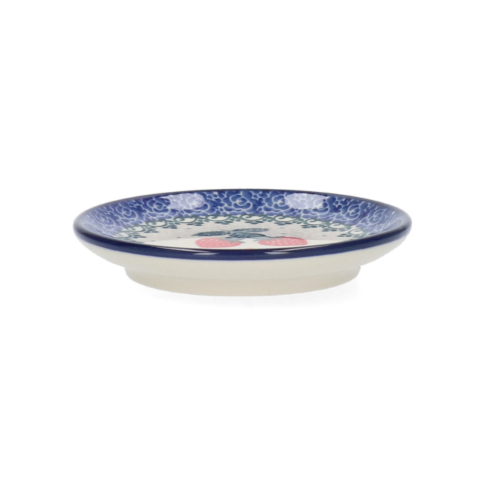 Bunzlau Castle Bunzlau Castle Teabag dish Round 10 cm Strawberries theetipje Bunzlau Castle 1262-3494