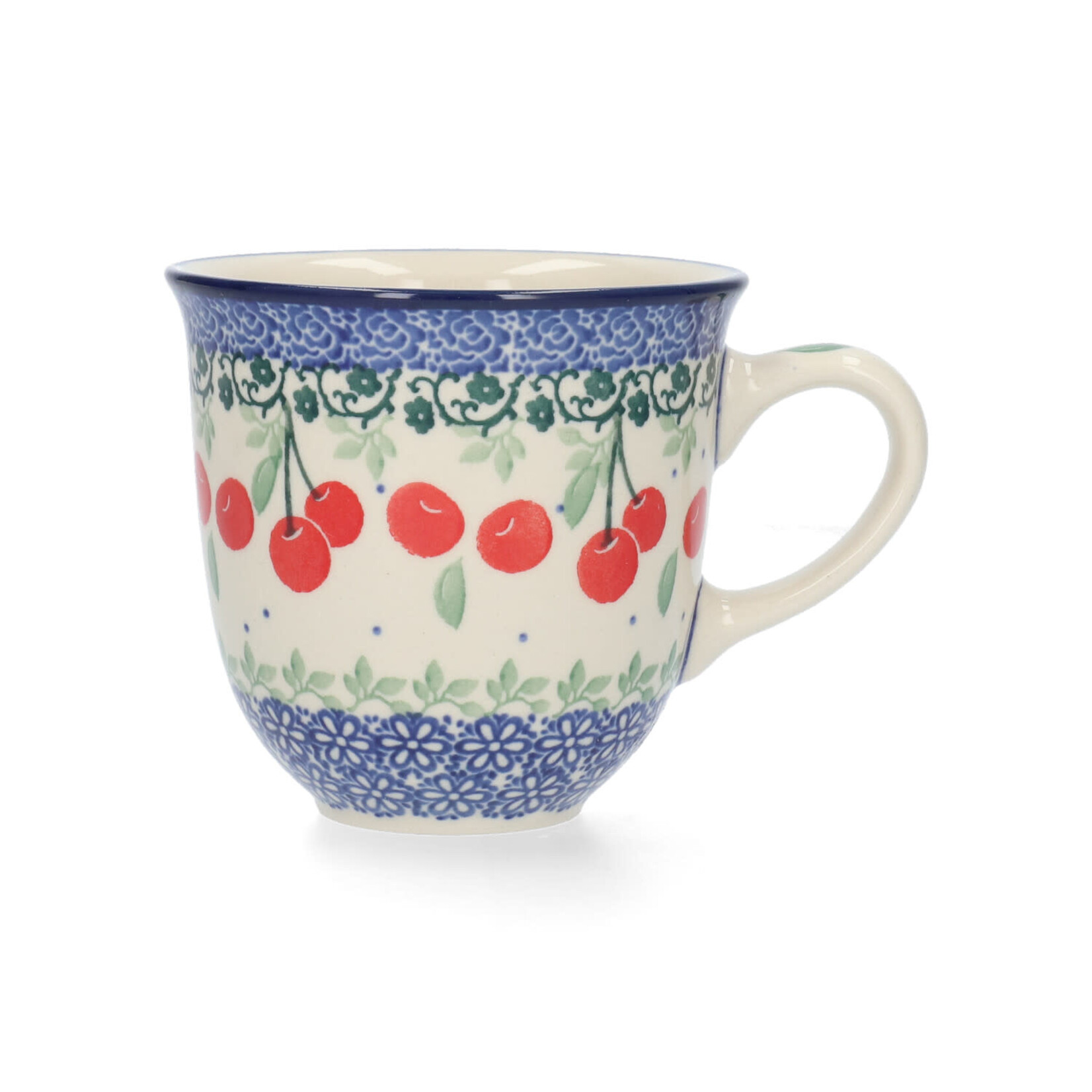 Bunzlau Castle Tulp mok 330 ml Bunzlau Castle Mug Tulip 330 ml Cherries Bunzlau Castle 1824-3496