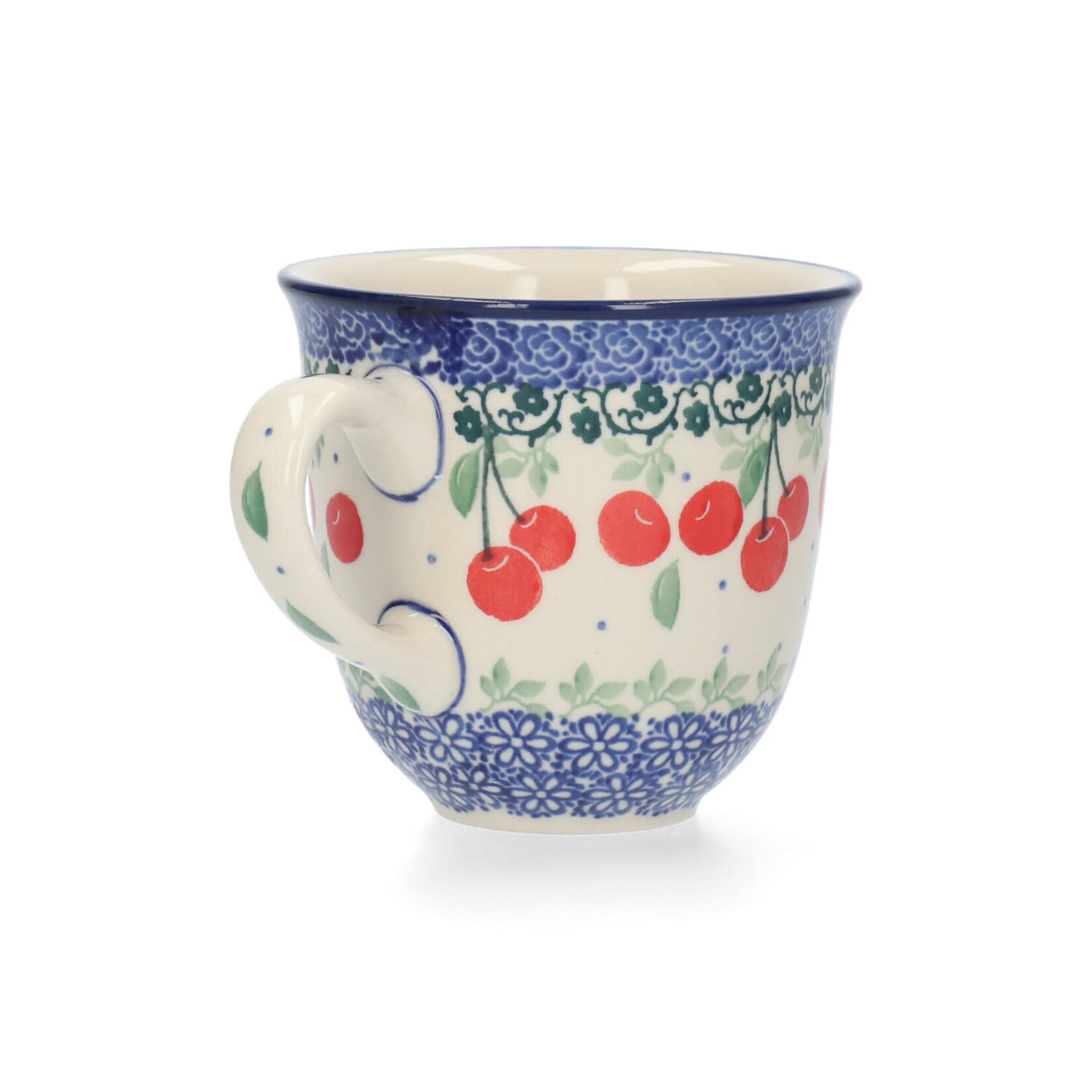 Bunzlau Castle Tulp mok 330 ml Bunzlau Castle Mug Tulip 330 ml Cherries Bunzlau Castle 1824-3496