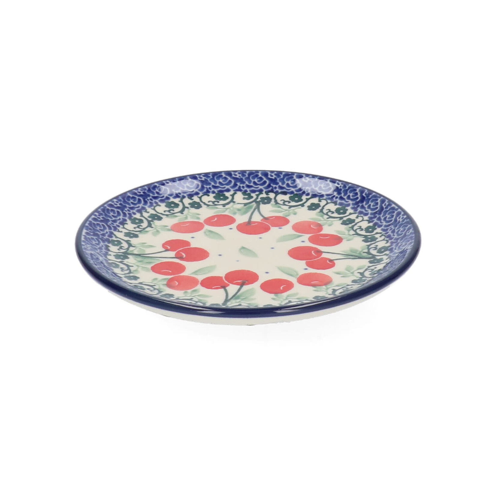 Bunzlau Castle Bunzlau Castle Petit four plate Ø 123 mm Cherries Bunzlau Castle 2321-3496