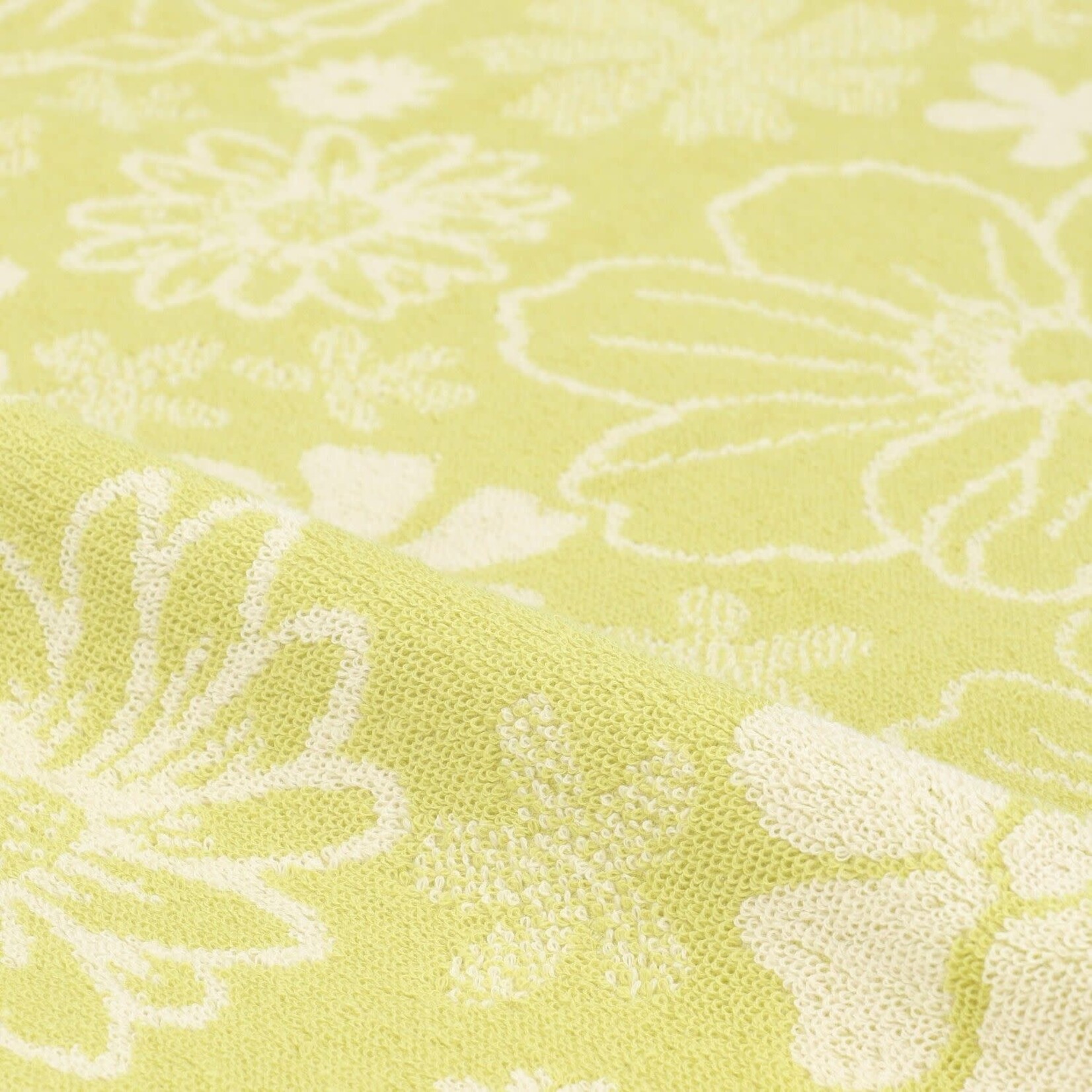 Bunzlau Castle Bunzlau Castle Kitchen towel keukendoek Flowerbed lime green Bunzlau Castle 6440-g