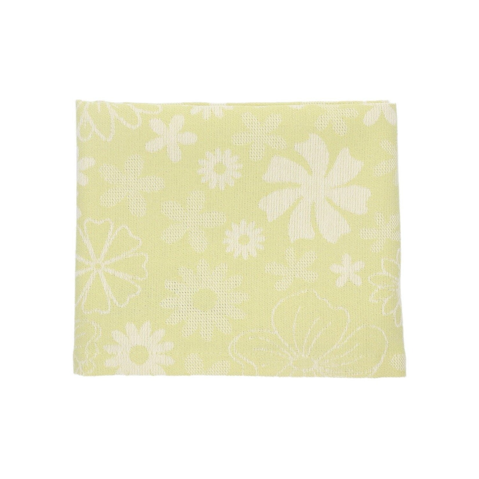 Bunzlau Castle Bunzlau Castle Tea towel theedoek Flowerbed lime green Bunzlau Castle 6441-g
