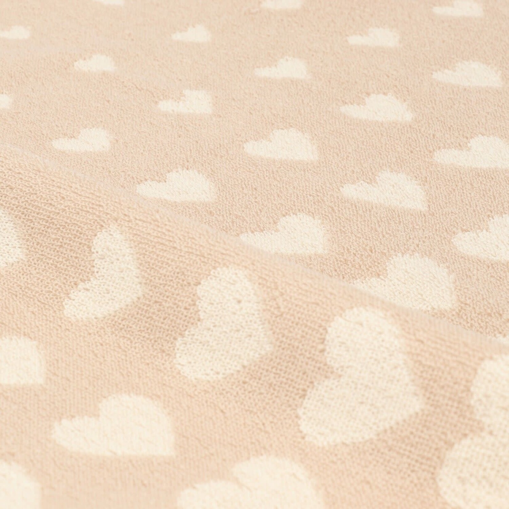 Bunzlau Castle Bunzlau Castle Kitchen towel keukendoek Hearts sand Bunzlau Castle 6444-g